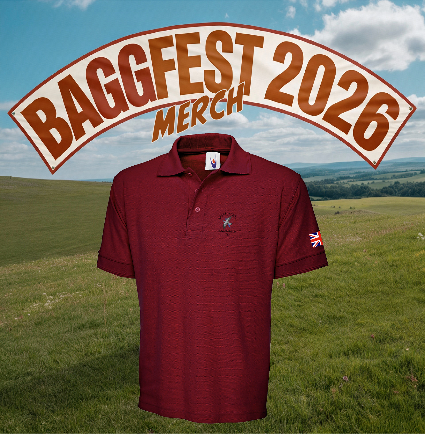BAGGFEST 2026 HEAVYWEIGHT POLO SHIRT