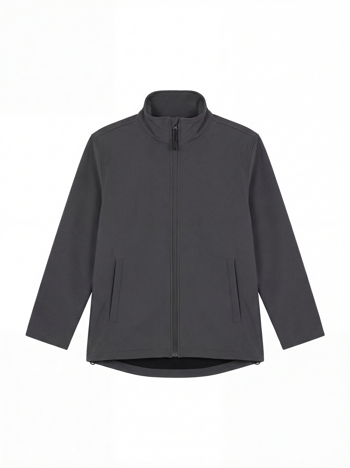 Eco Full Zip Softshell Jacket in Charcoal
