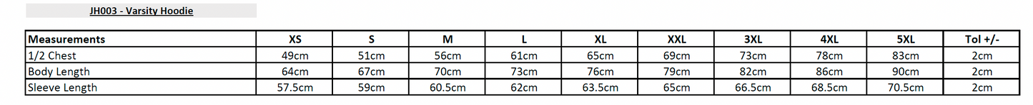 THE VARSITY DUAL COLOUR HOODIE - £25