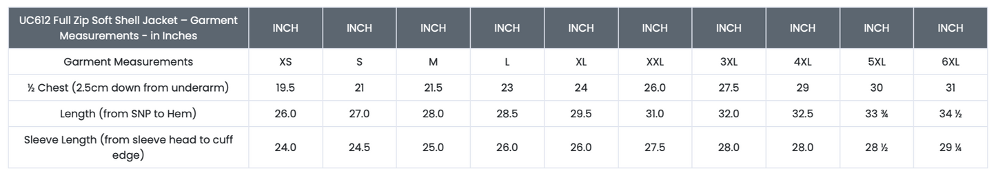 (UC612) Softshell Jacket