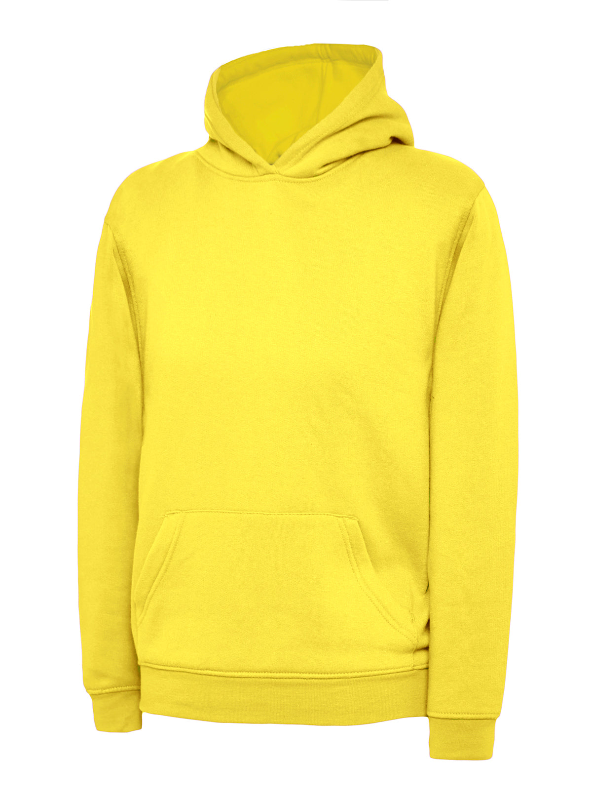 Childrens Classic Hooded Sweatshirt in Yellow