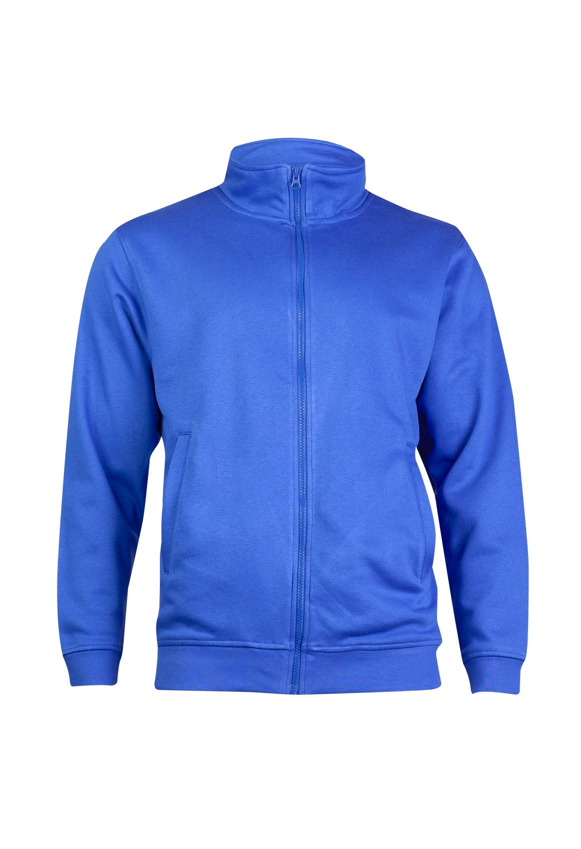 Deluxe Unisex Sweat Jacket in Royal