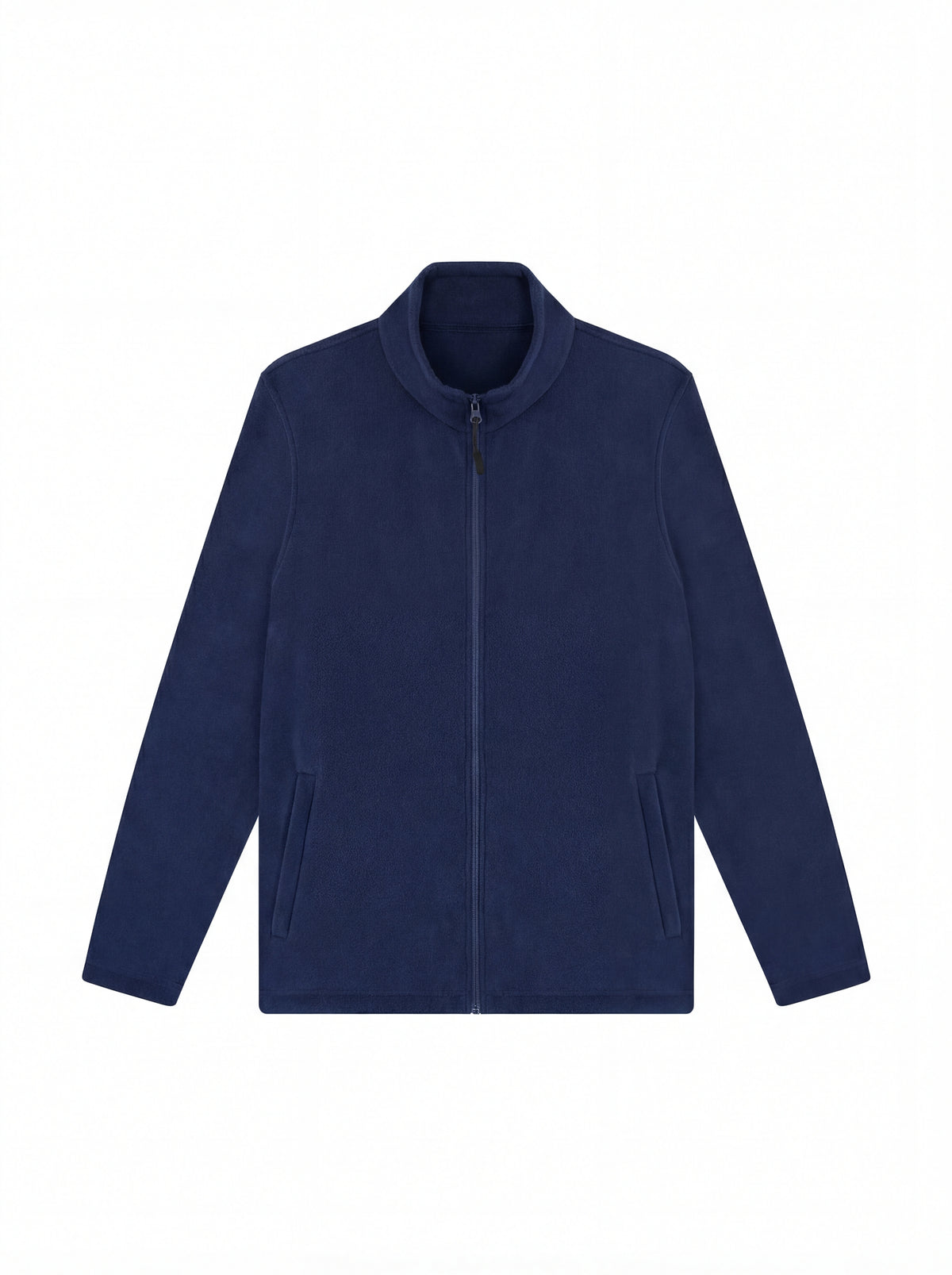 Lightweight Full Zip Microfleece Jacket in Navy