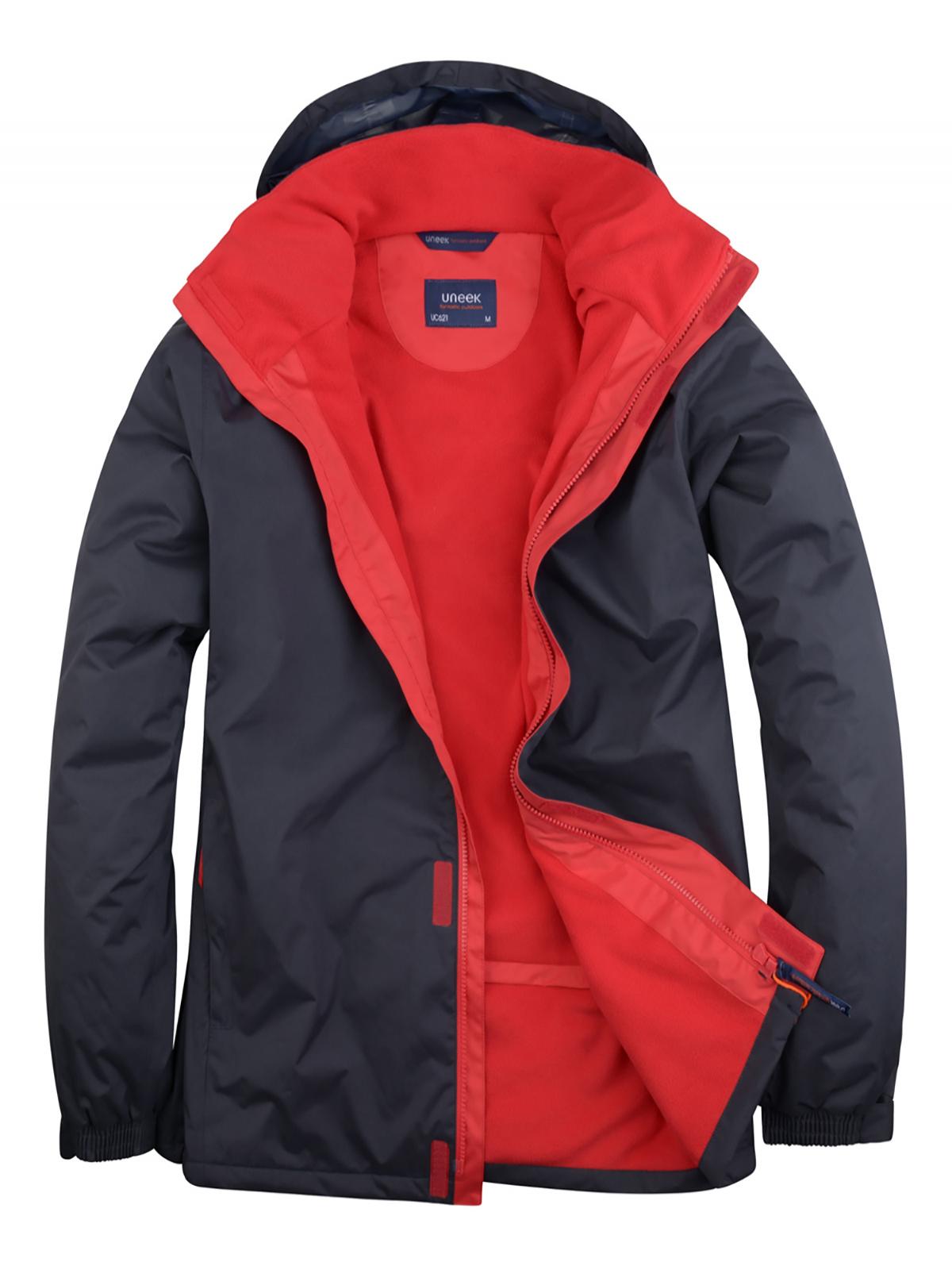 Deluxe Outdoor Jacket in Navy/Red