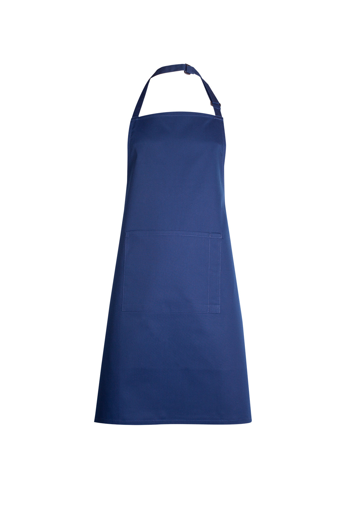 Bib Apron with Pocket in Navy
