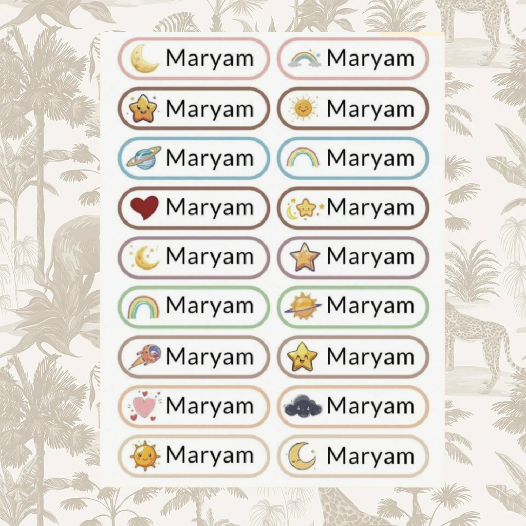 Personalised Name Stickers (500)