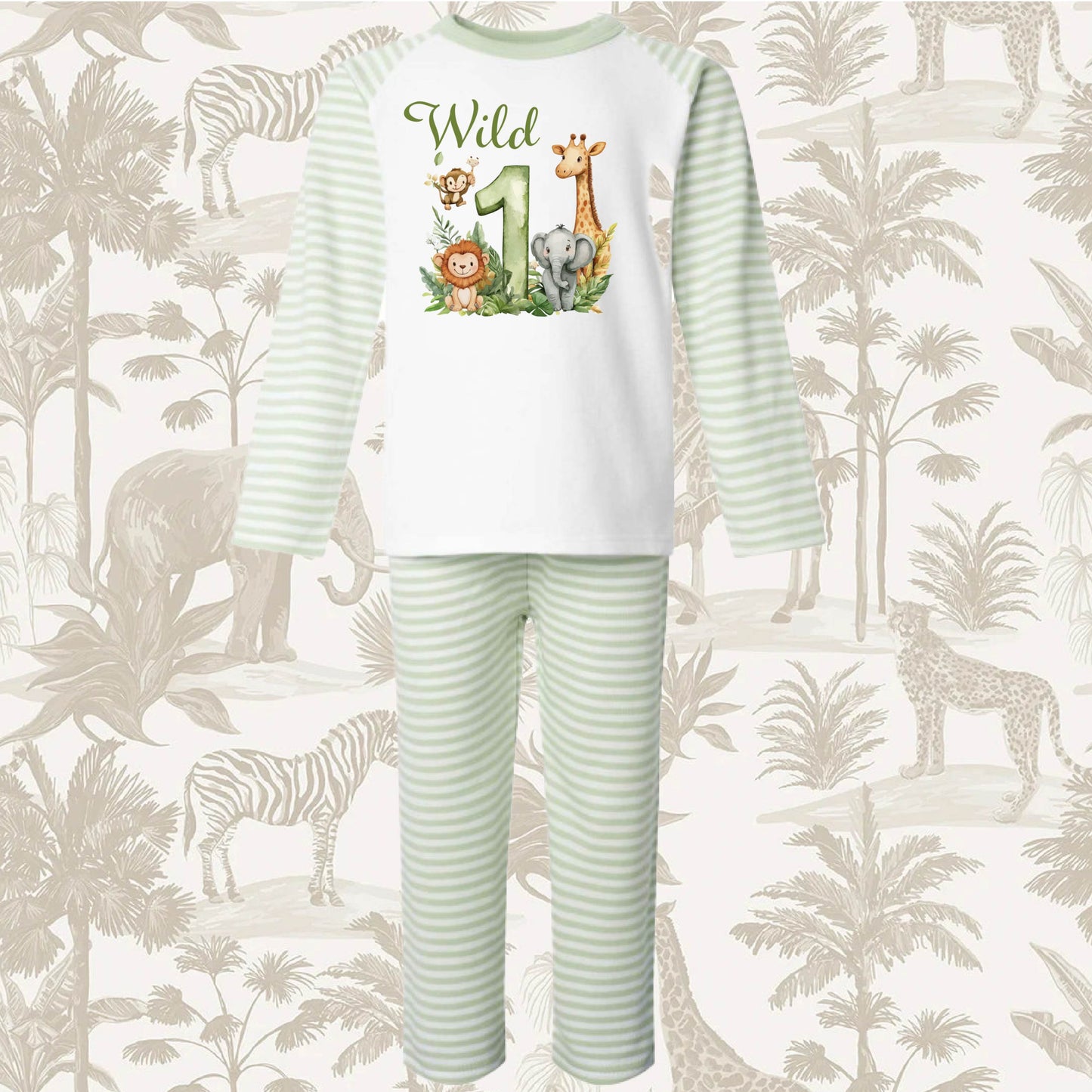 Wild one Birthday pjs