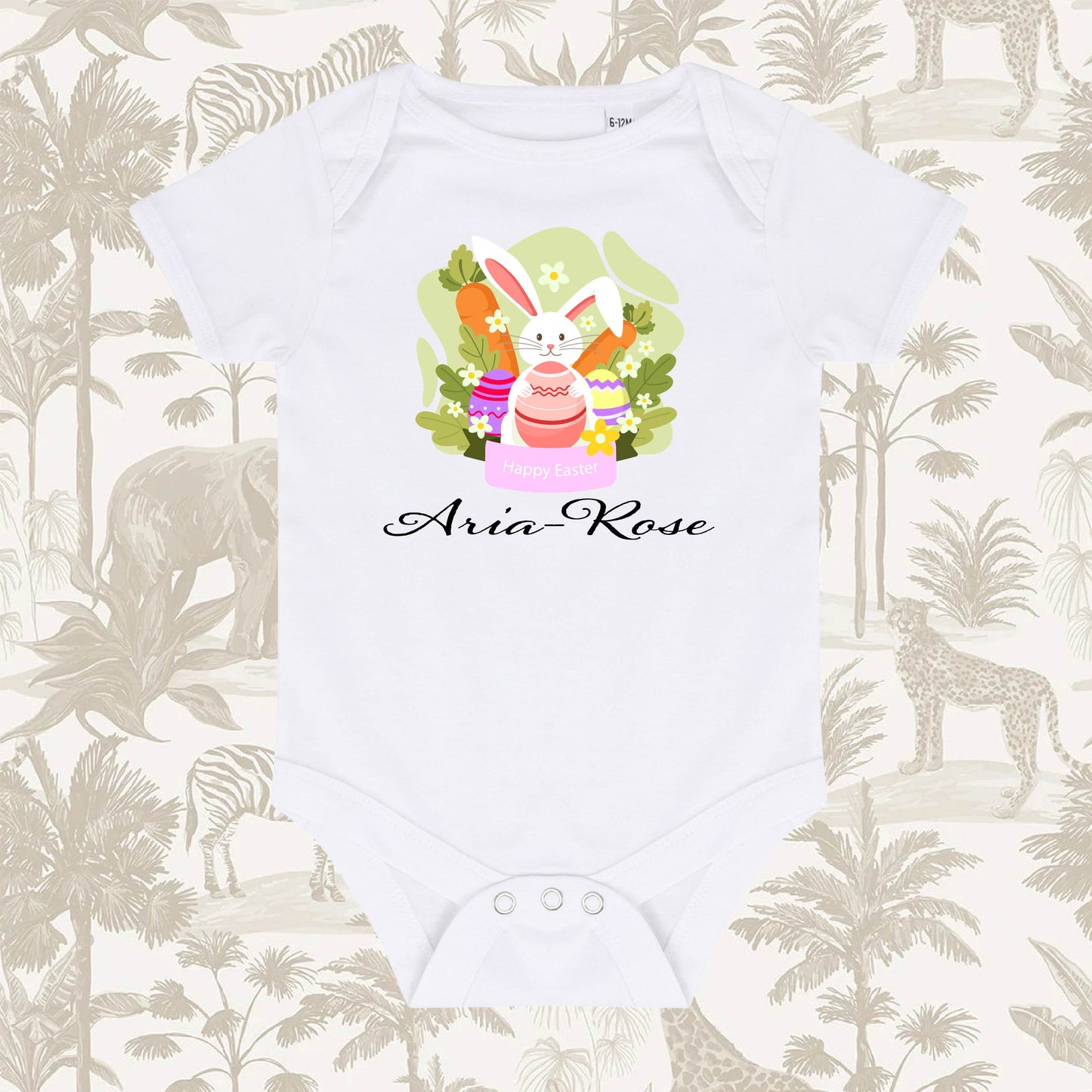 personalised easter baby vest