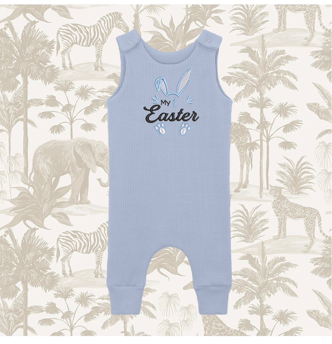 My first Easter Dungarees