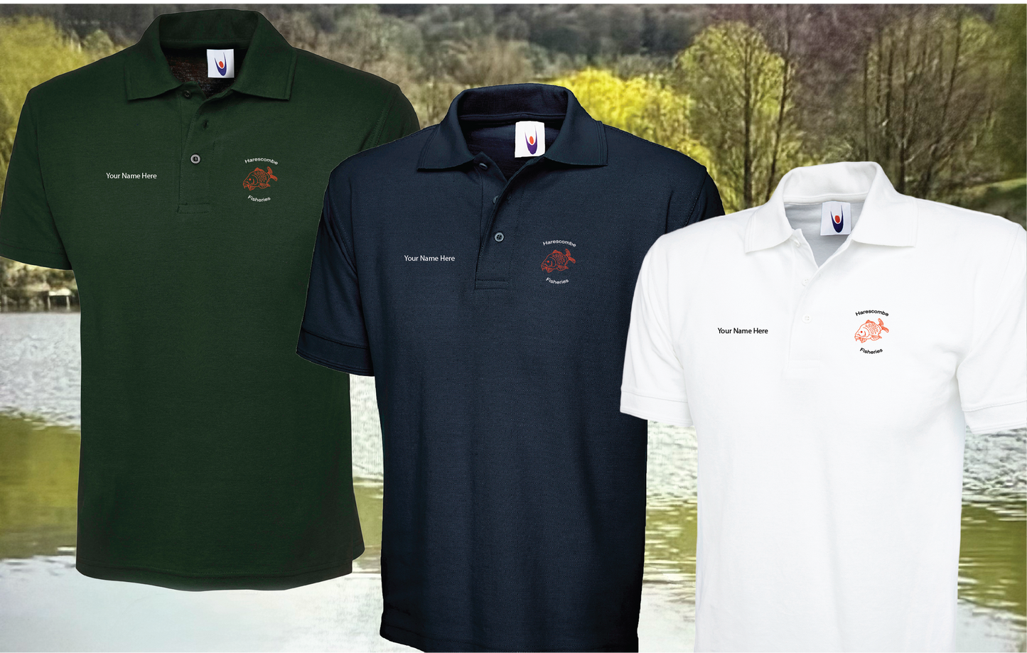 Harescombe Fisheries Polo Shirt