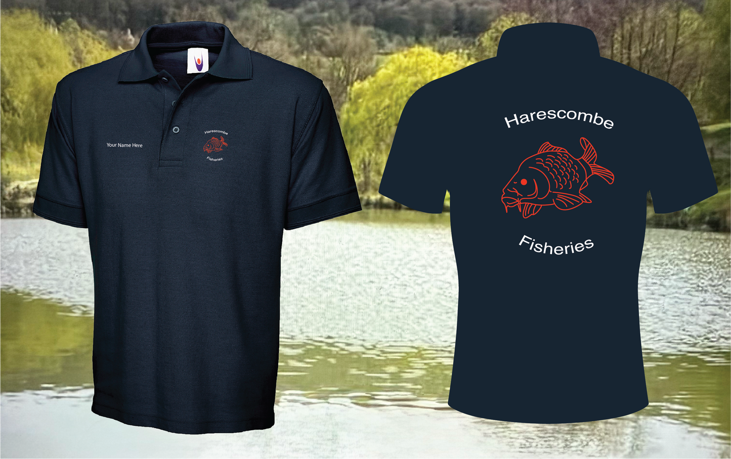 Harescombe Fisheries Polo Shirt