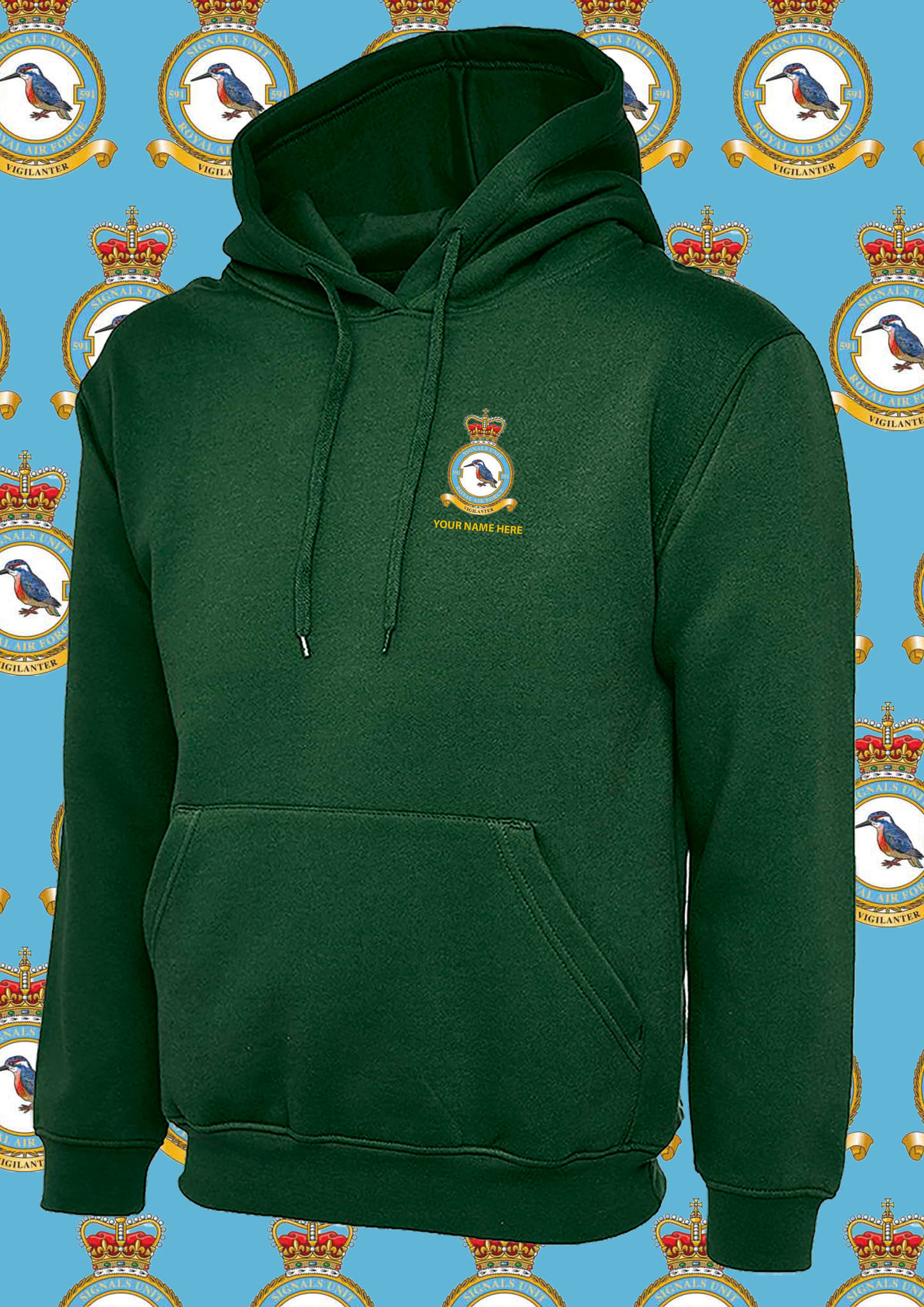 591SU CREST EMBROIDERED HOODIE