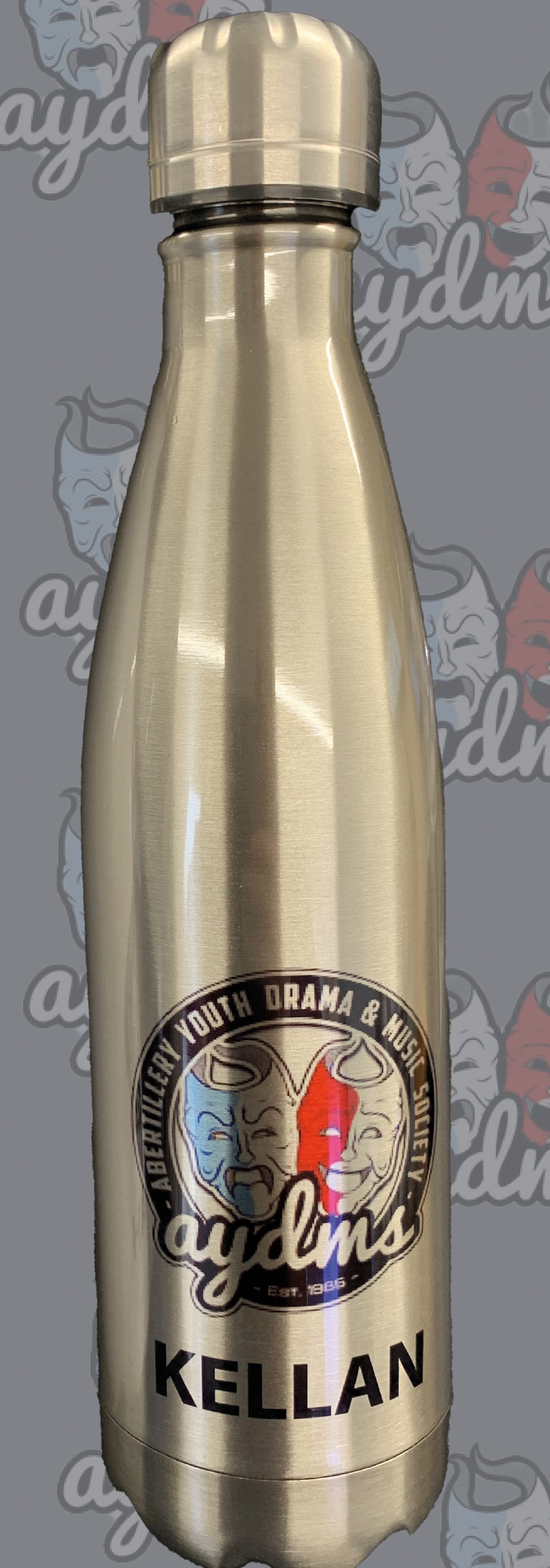 AYDMS - 600ml stainless steel - Silver or White water bottle