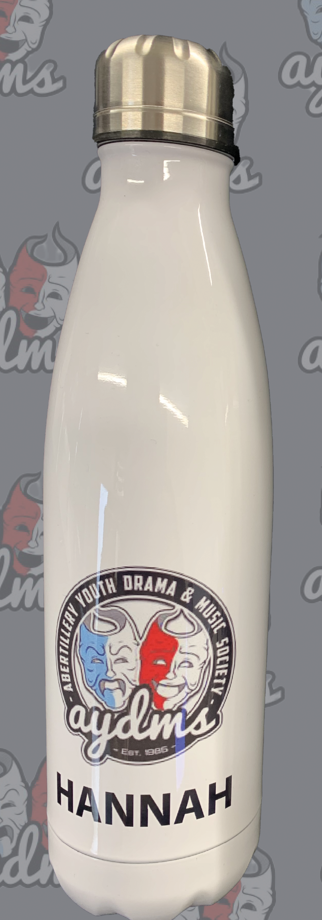 AYDMS - 600ml stainless steel - Silver or White water bottle
