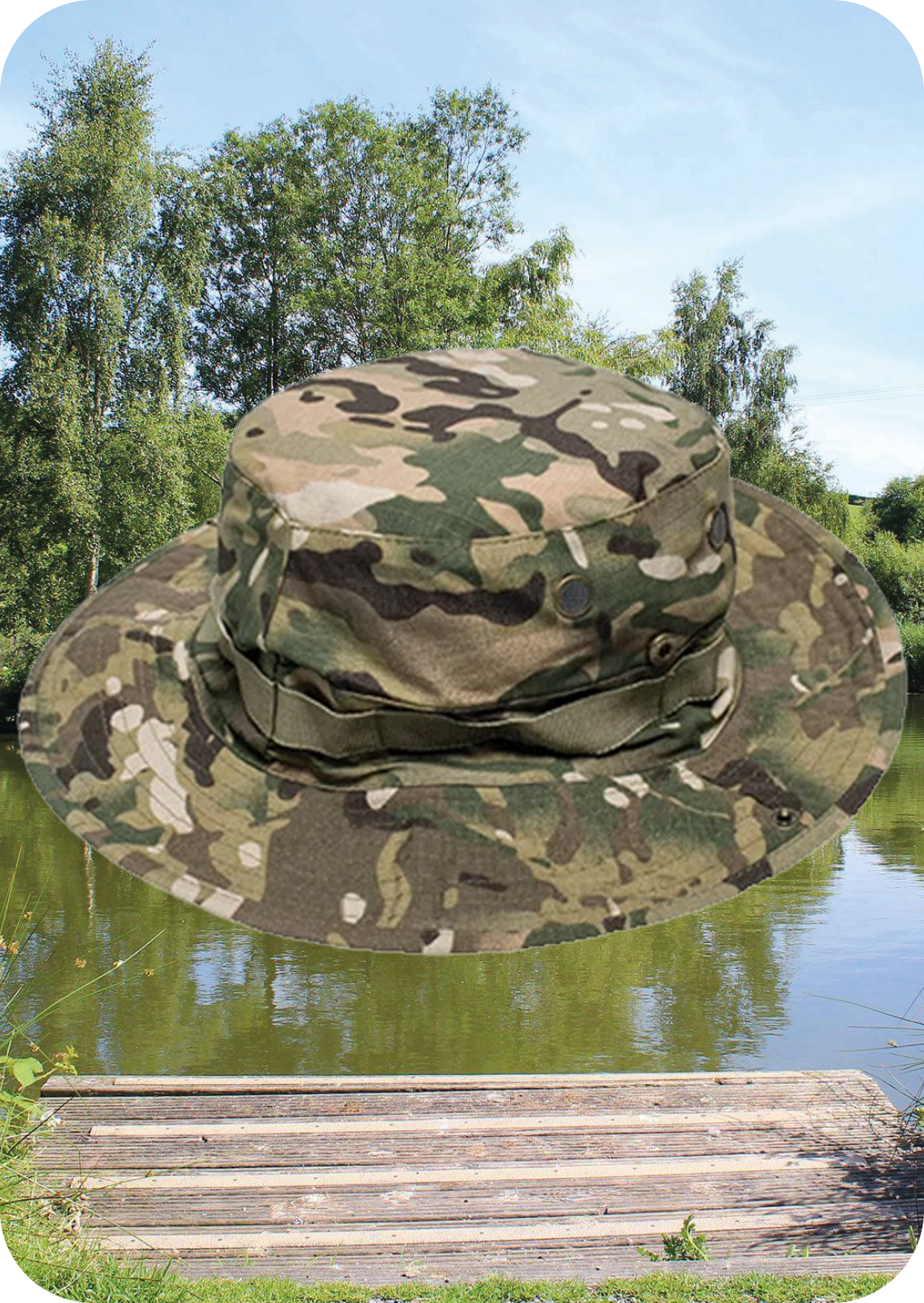 Camo Bush Hat