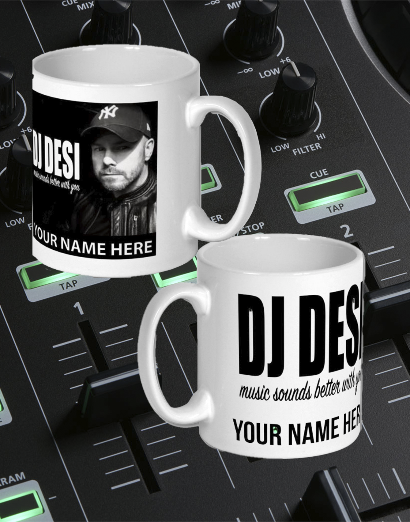 DJ DESI MUG PHOTO
