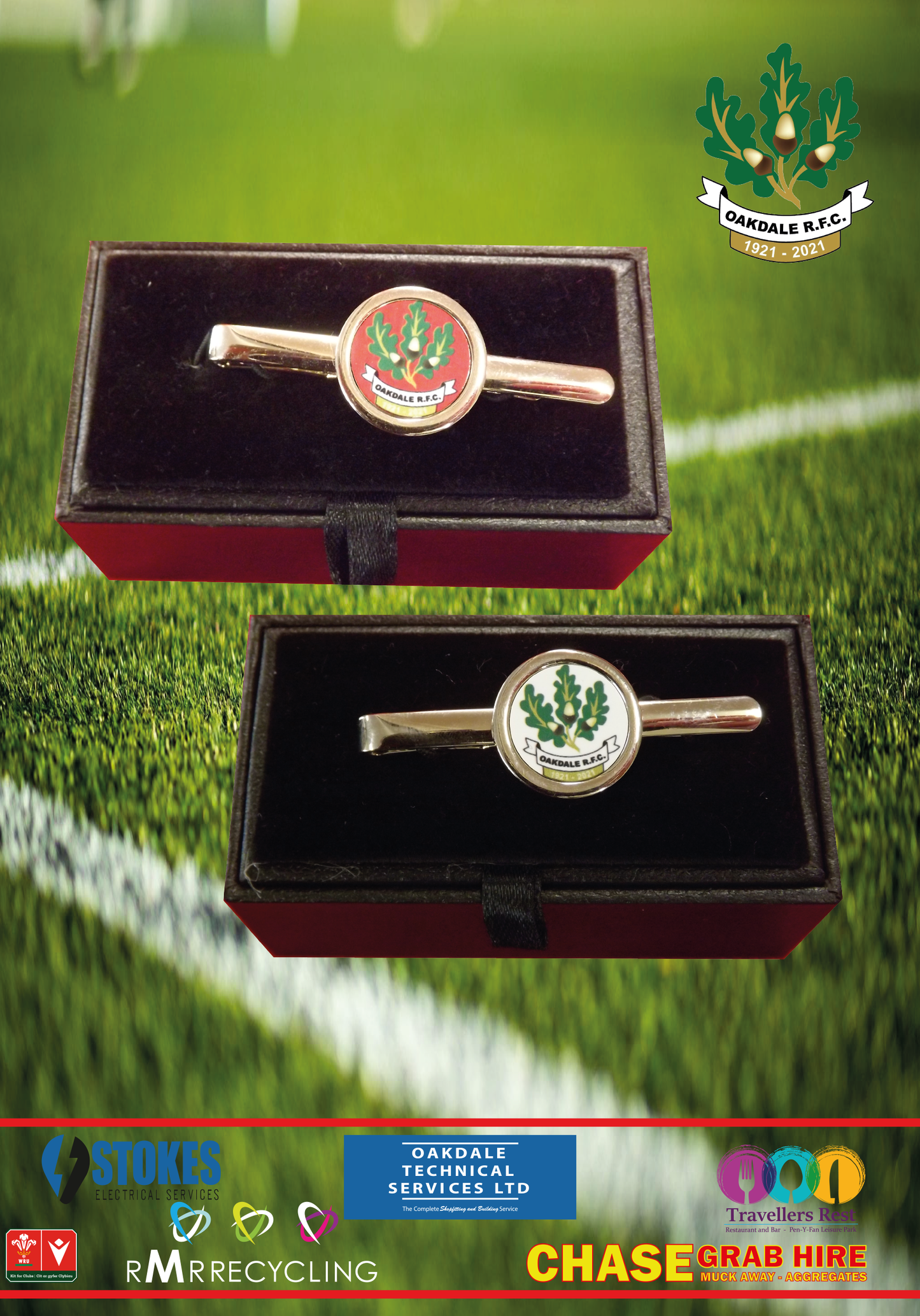 Oakdale RFC Tie Pins