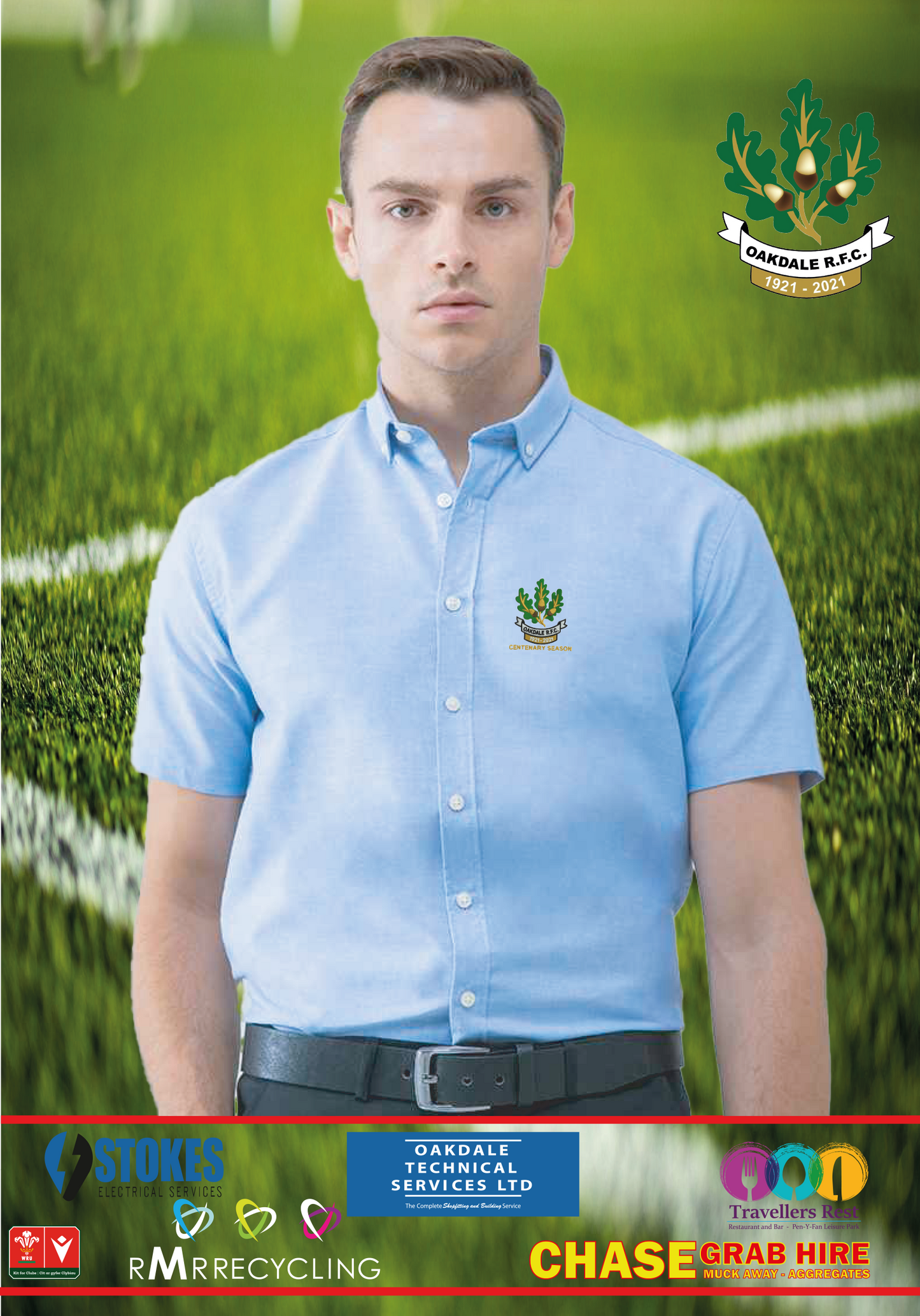 Oakdale RFC Short Sleeve Oxford Shirt