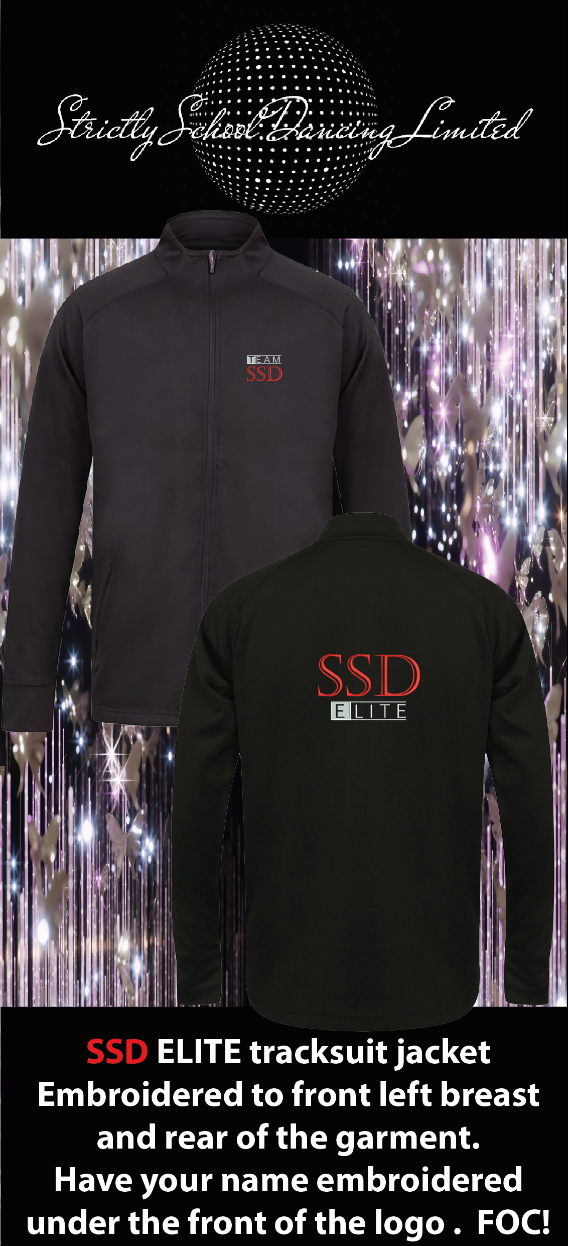 SSD Elite Unisex Tracksuit Jacket