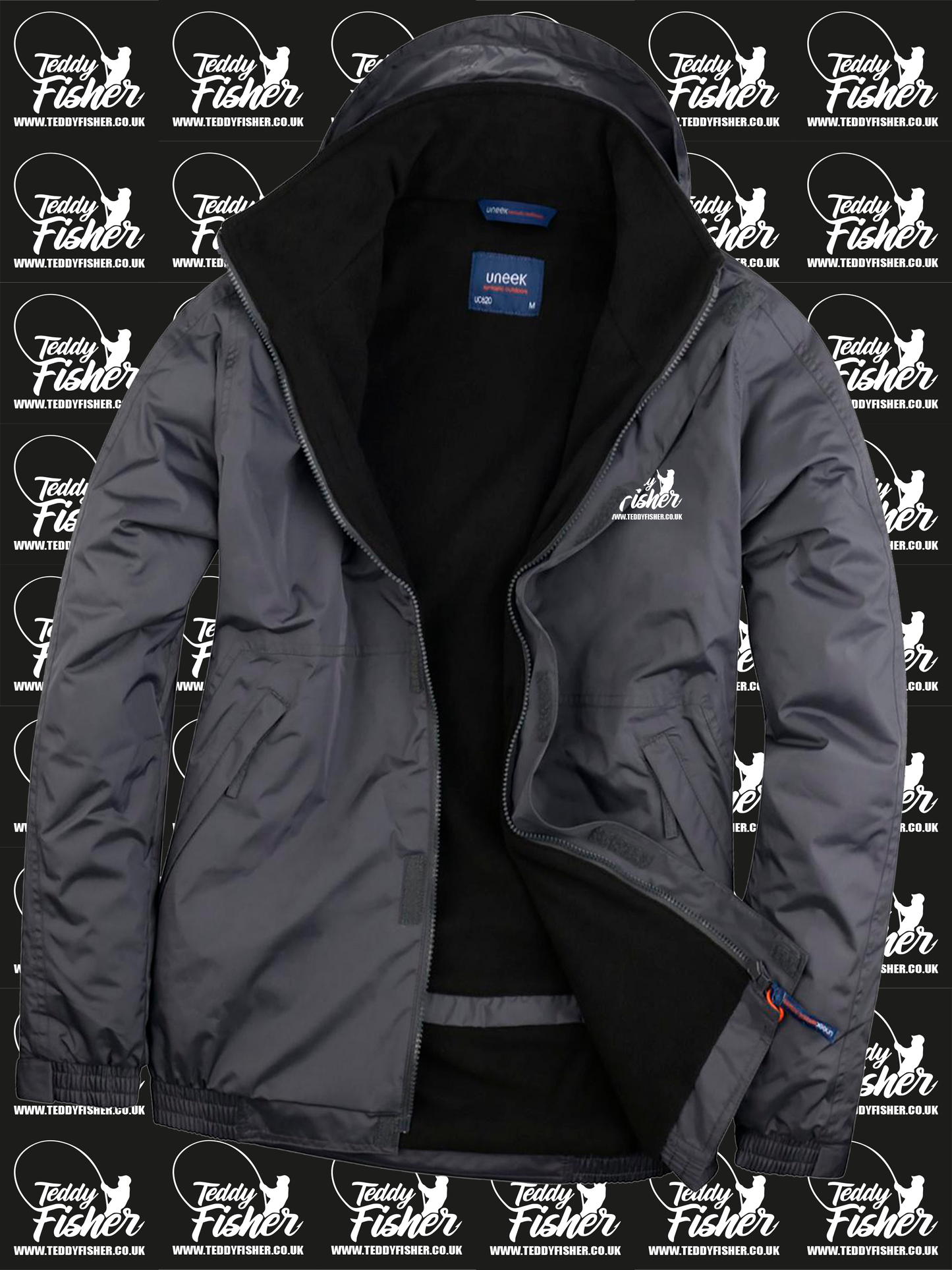 UC620 Premium Outdoor Jacket Grey & Black