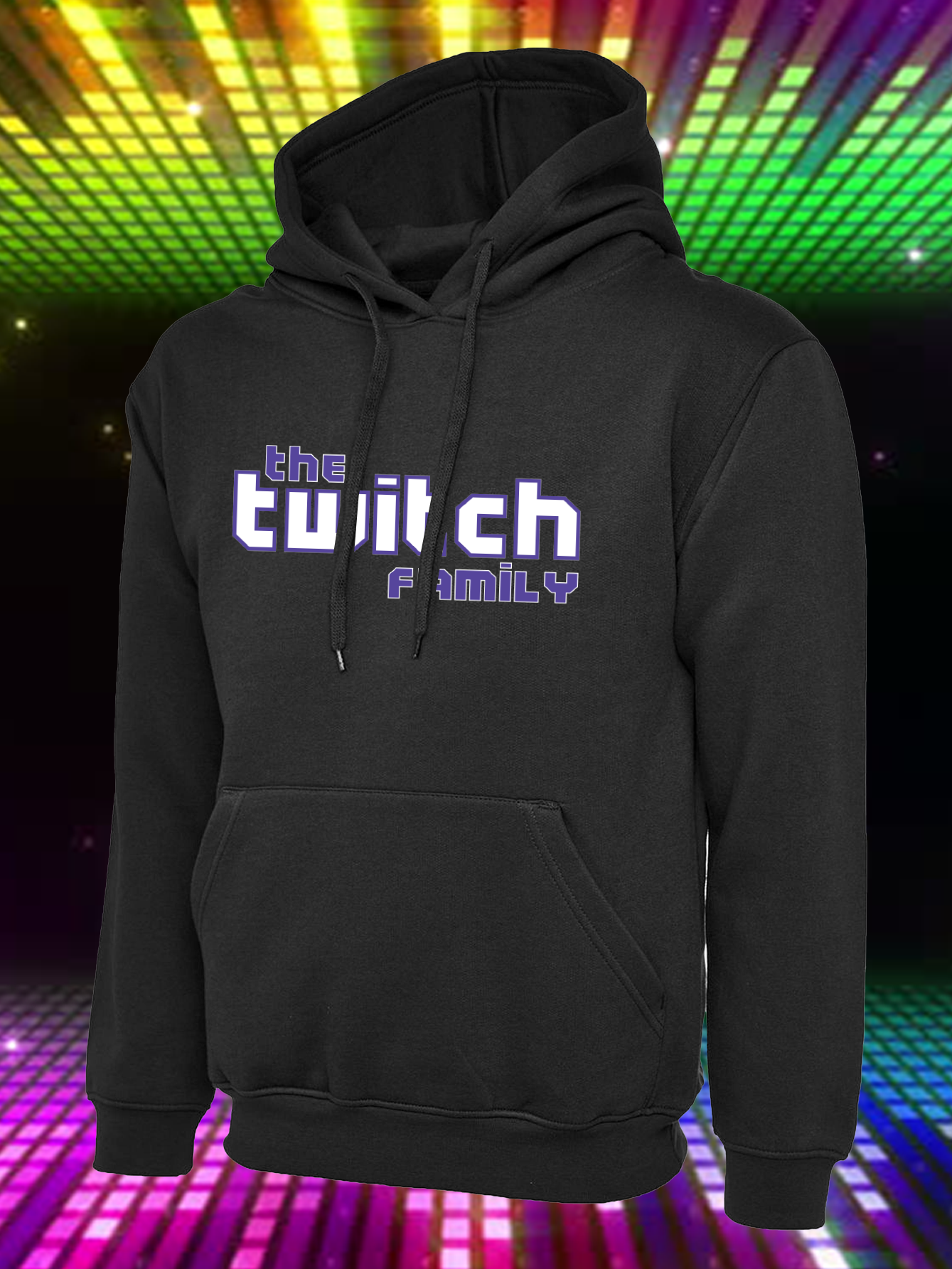 Black top twitch hoodie