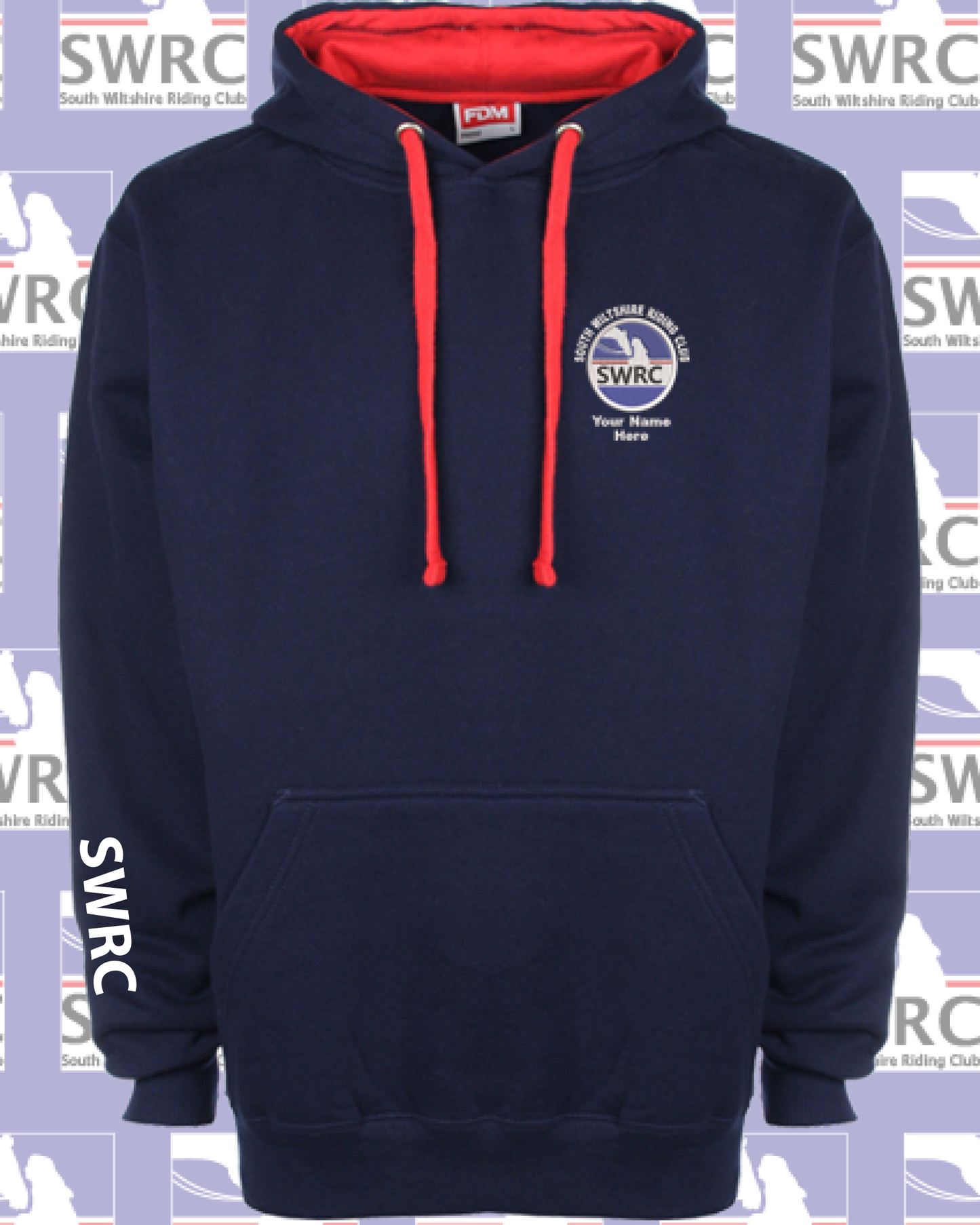 SWRC Unisex Contrast Colour Hoodie