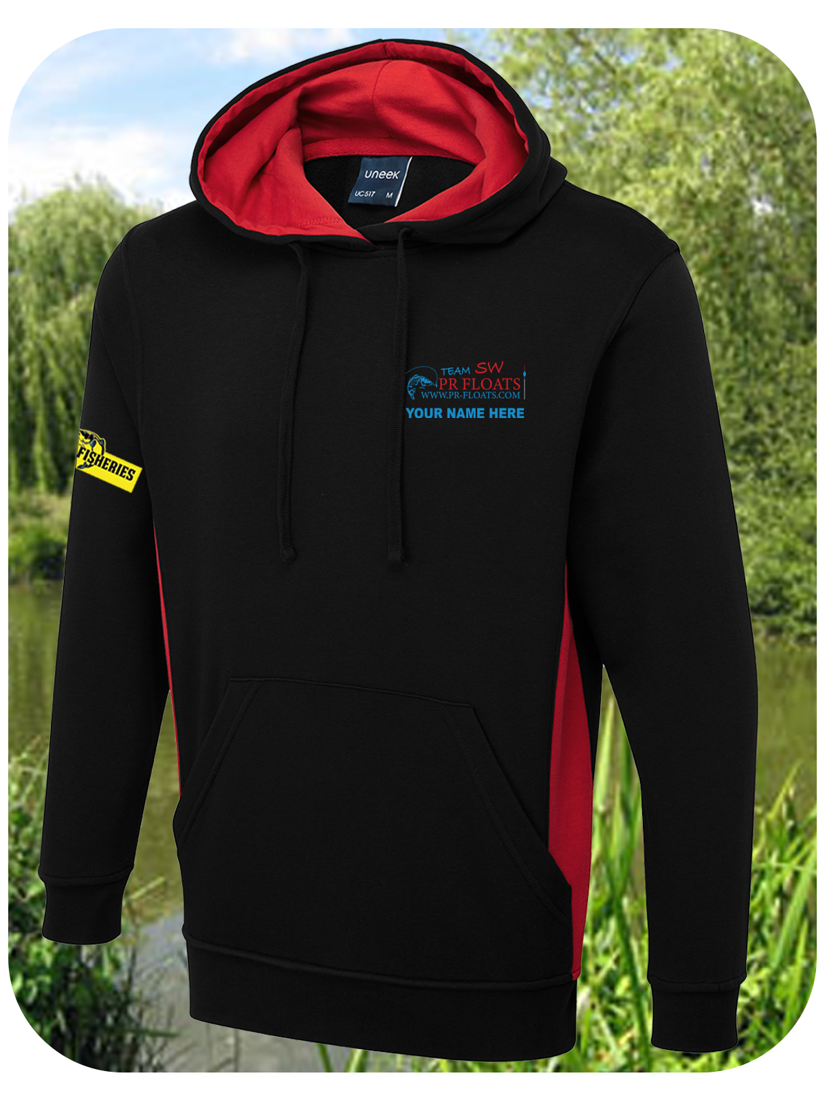 UC517 Two Tone Full Hoodie