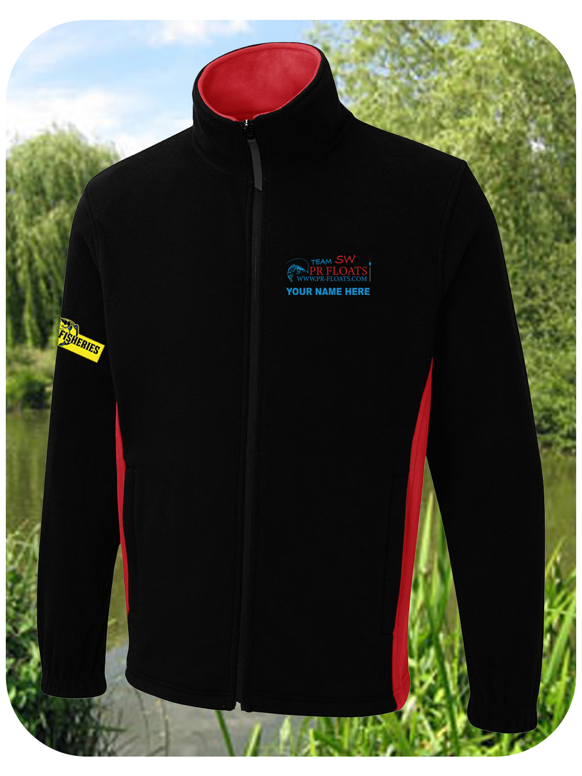 UC617 Two Tone Full Zip Fleece Jacket