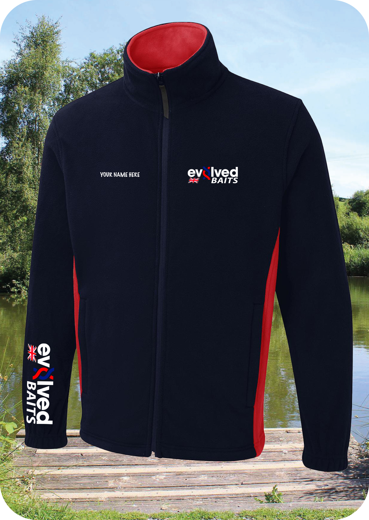 UC617 Two Tone Full Zip Fleece Jacket