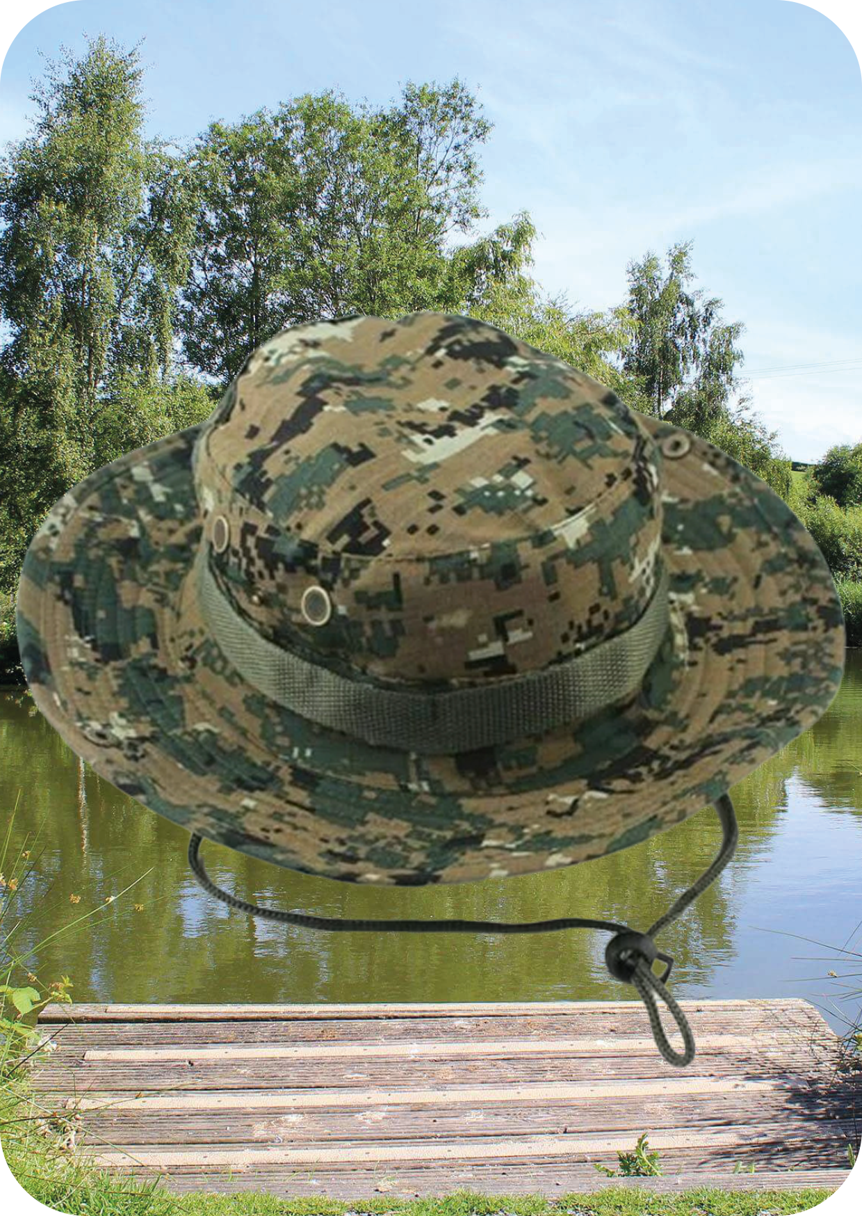 Camo Bush Hat