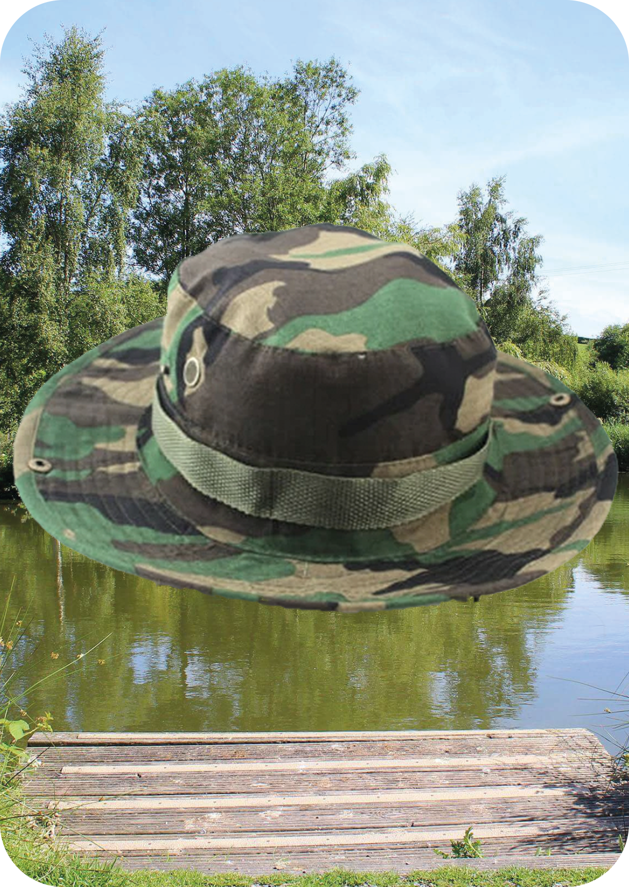 Camo Bush Hat