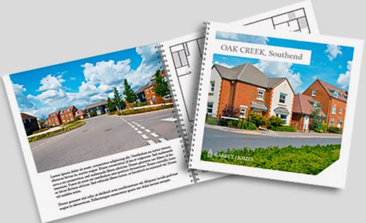 Square Wiro Bound Brochures
