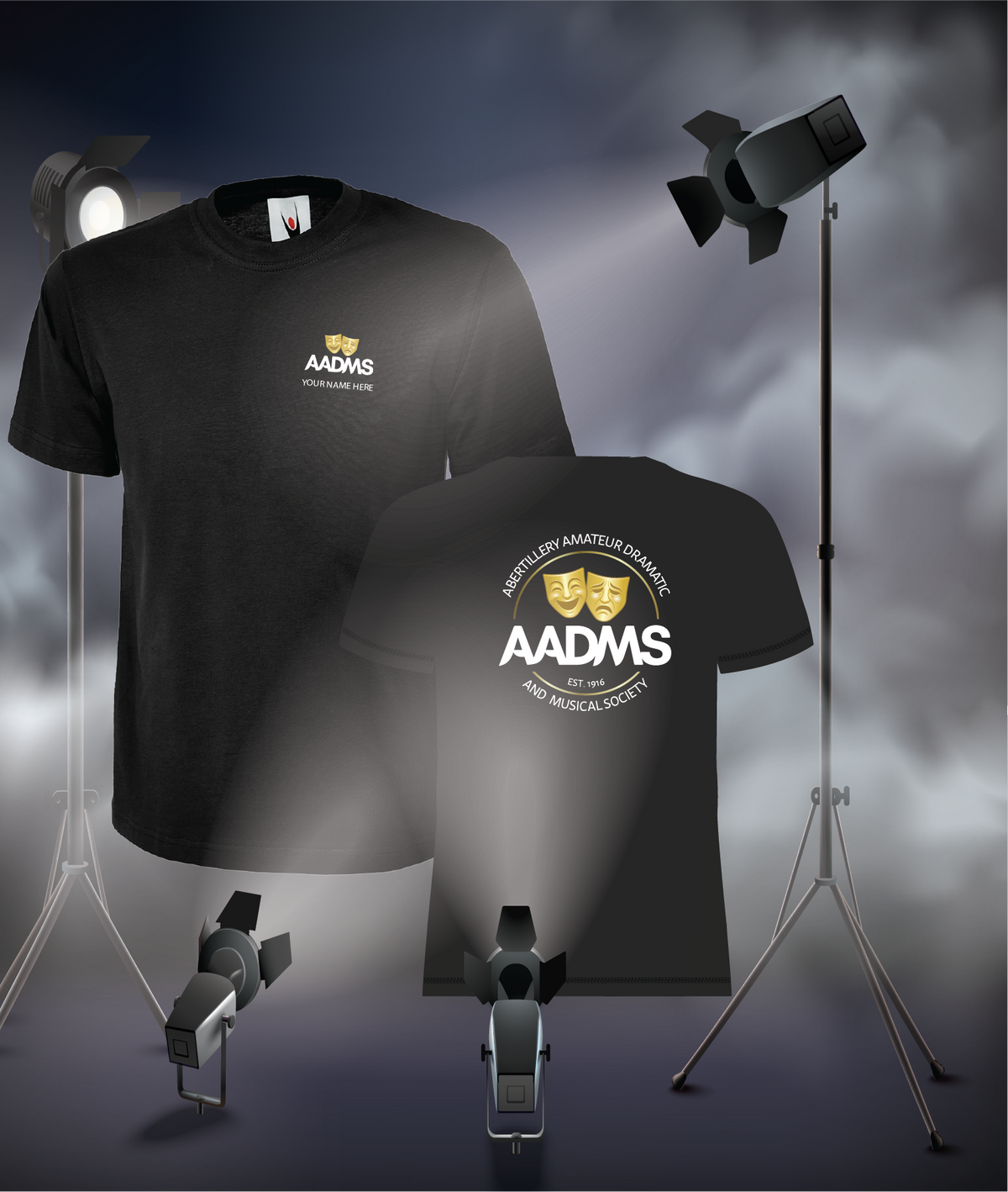 AADMS - T-Shirt – Print & Embroidery Ltd