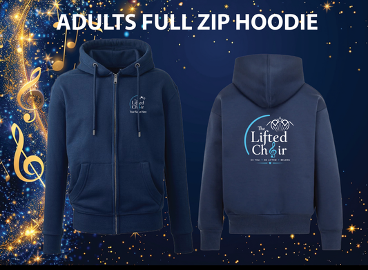 ADULT HOODIE FULL ZIP. -  THE LITTLE CHOIR