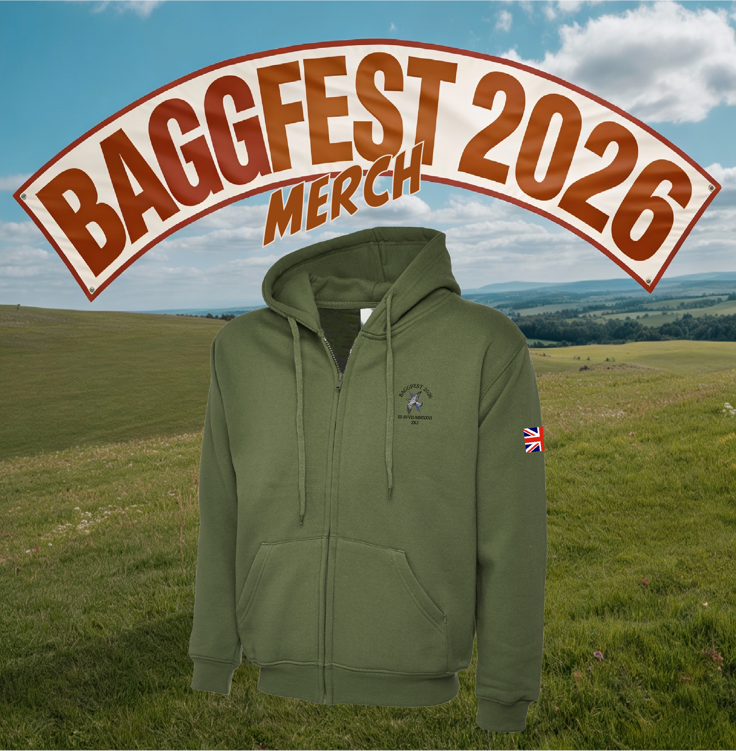 BAGGFEST 2026 HOODIES *** WITH ZIP ***