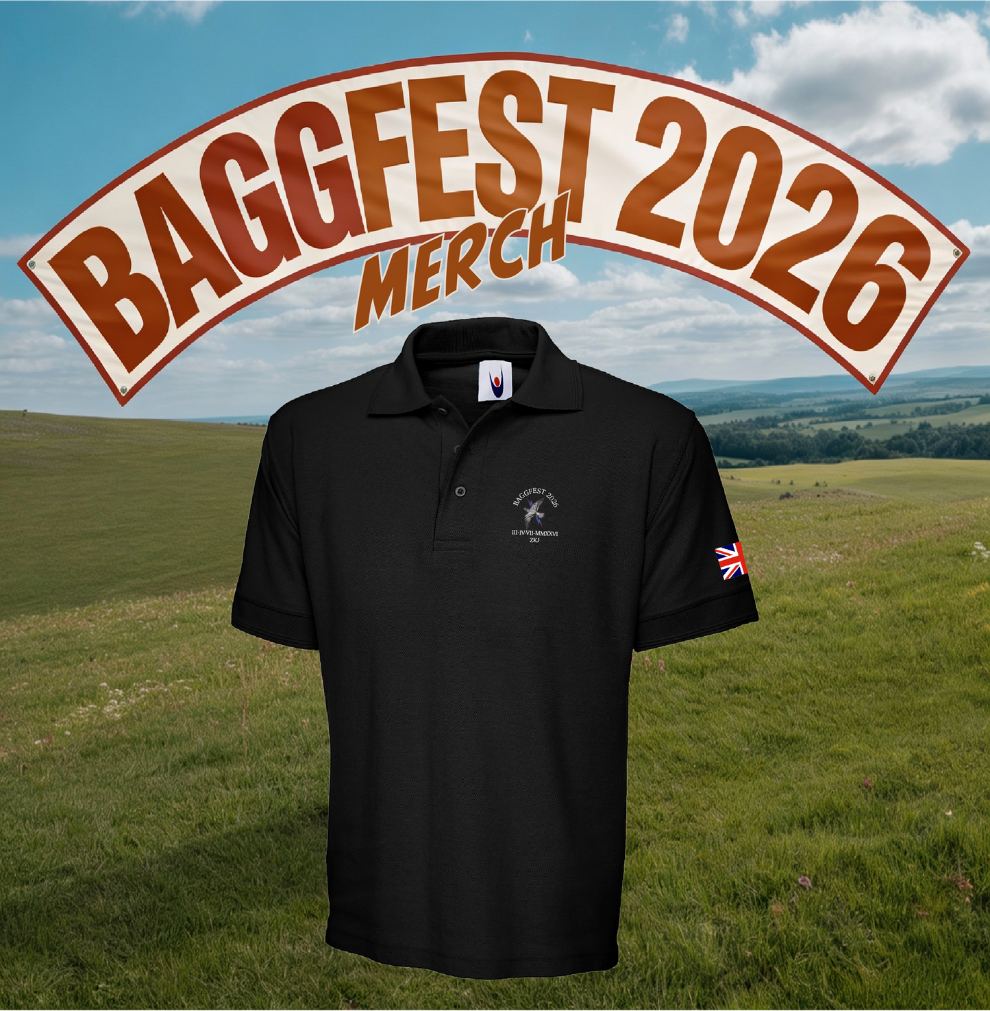 BAGGFEST 2026 HEAVYWEIGHT POLO SHIRT