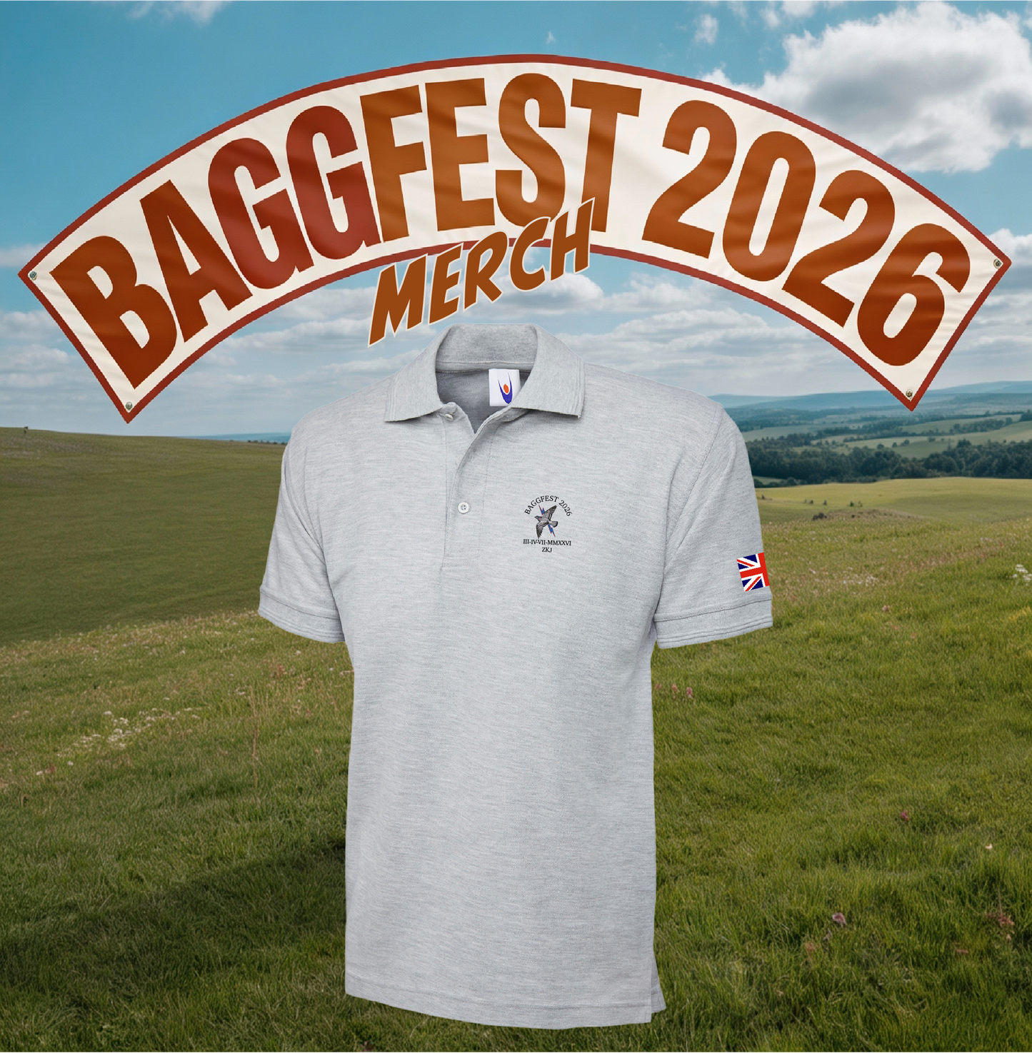 BAGGFEST 2026 HEAVYWEIGHT POLO SHIRT
