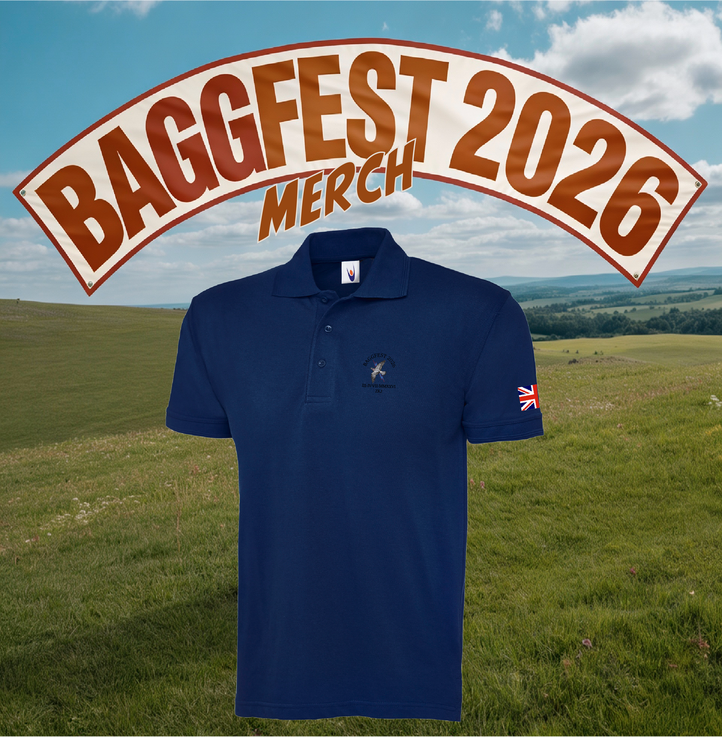 BAGGFEST 2026 HEAVYWEIGHT POLO SHIRT