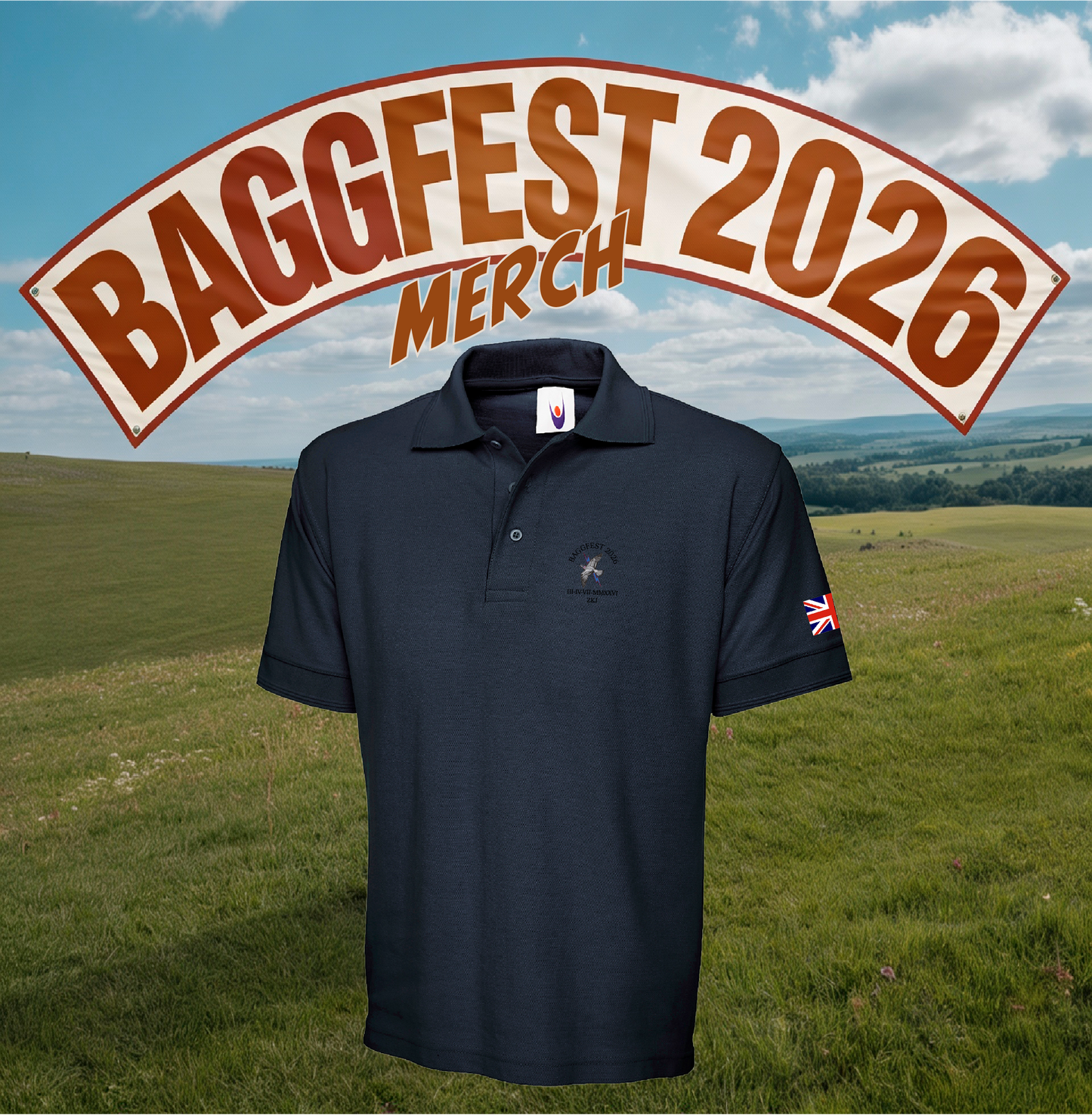 BAGGFEST 2026 HEAVYWEIGHT POLO SHIRT