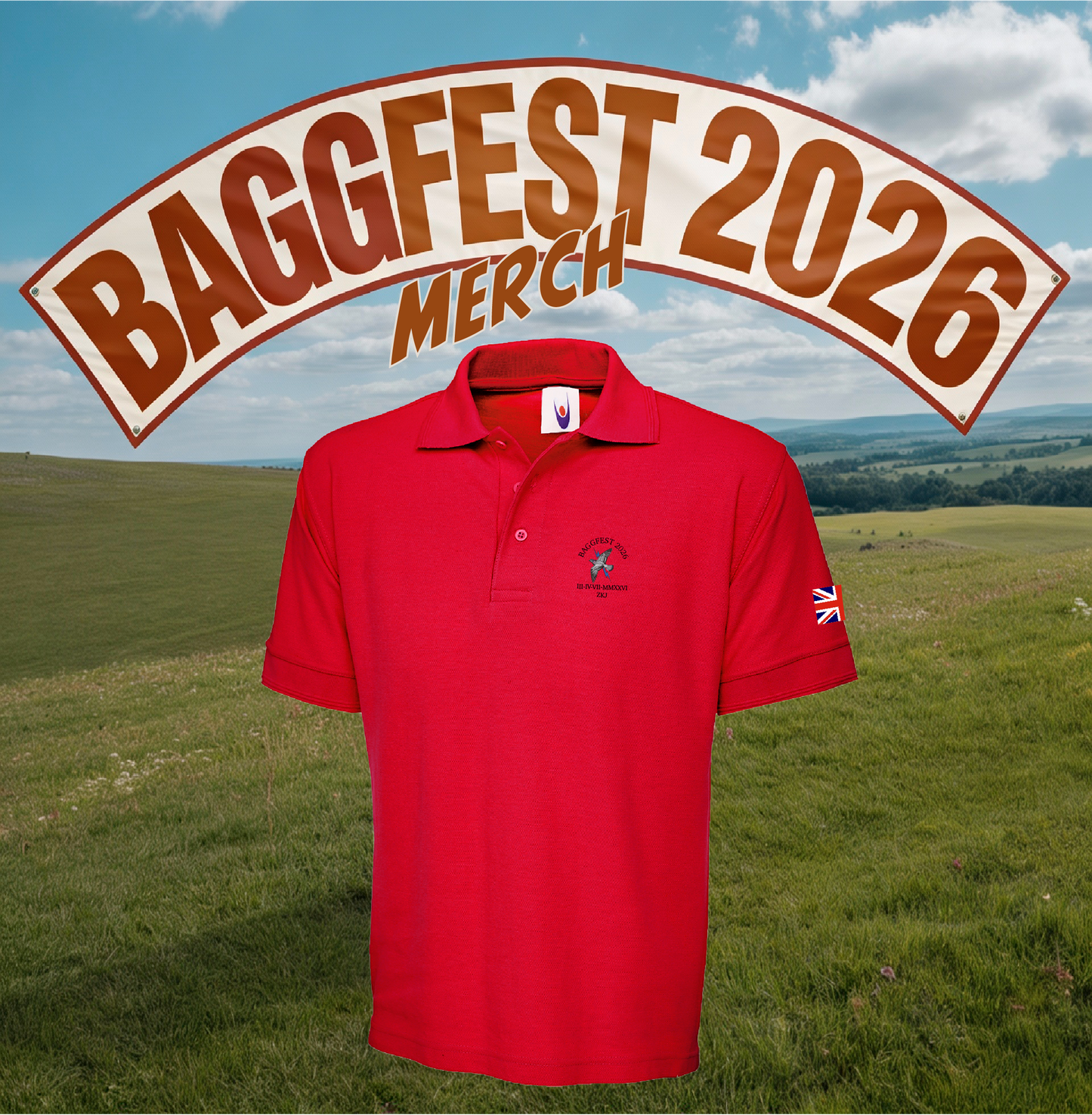 BAGGFEST 2026 HEAVYWEIGHT POLO SHIRT