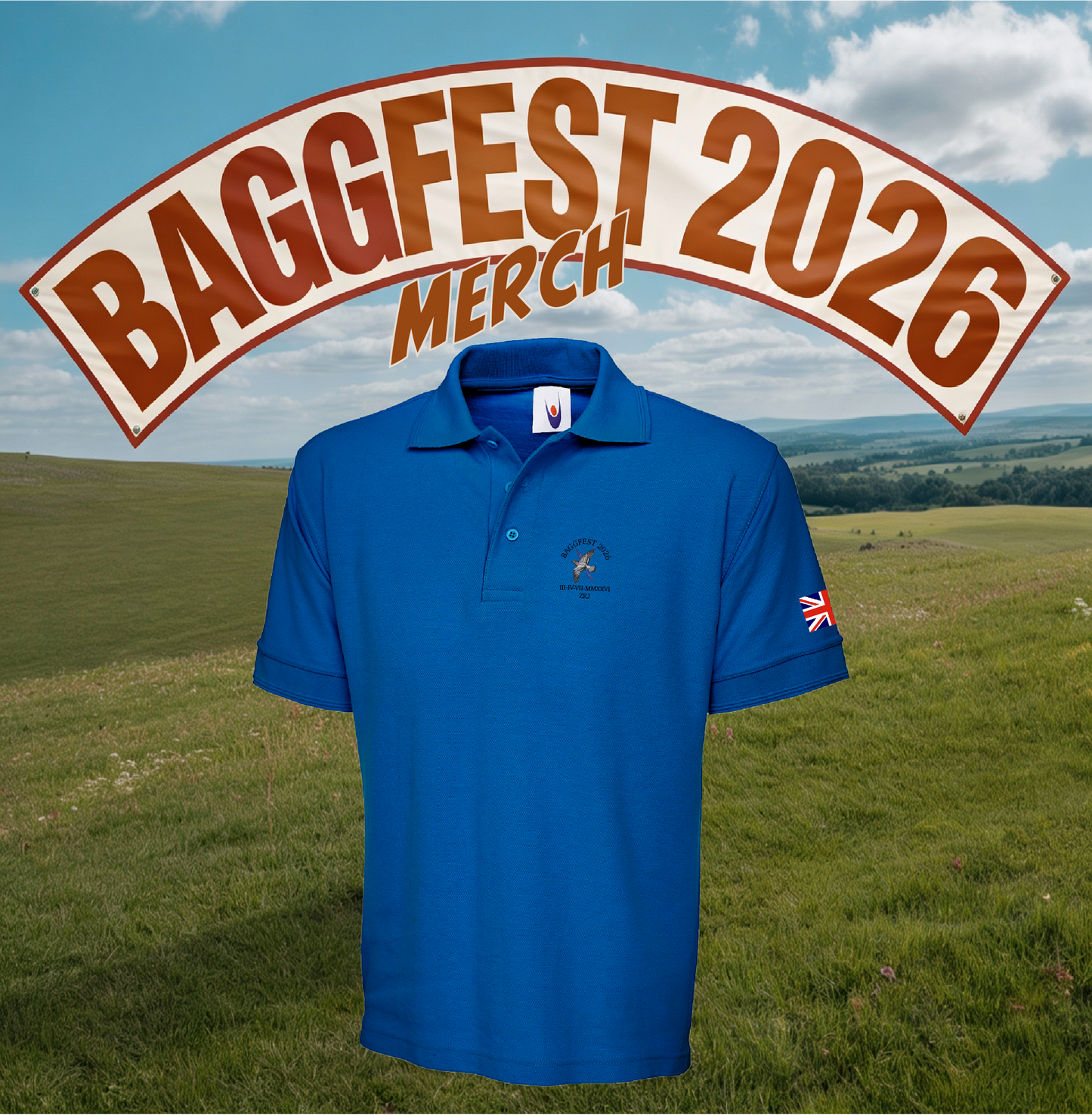BAGGFEST 2026 HEAVYWEIGHT POLO SHIRT