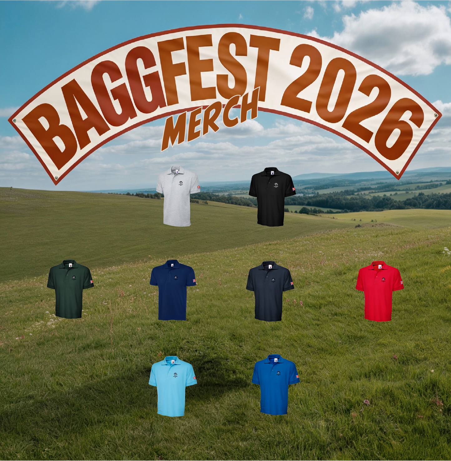 BAGGFEST 2026 HEAVYWEIGHT POLO SHIRT