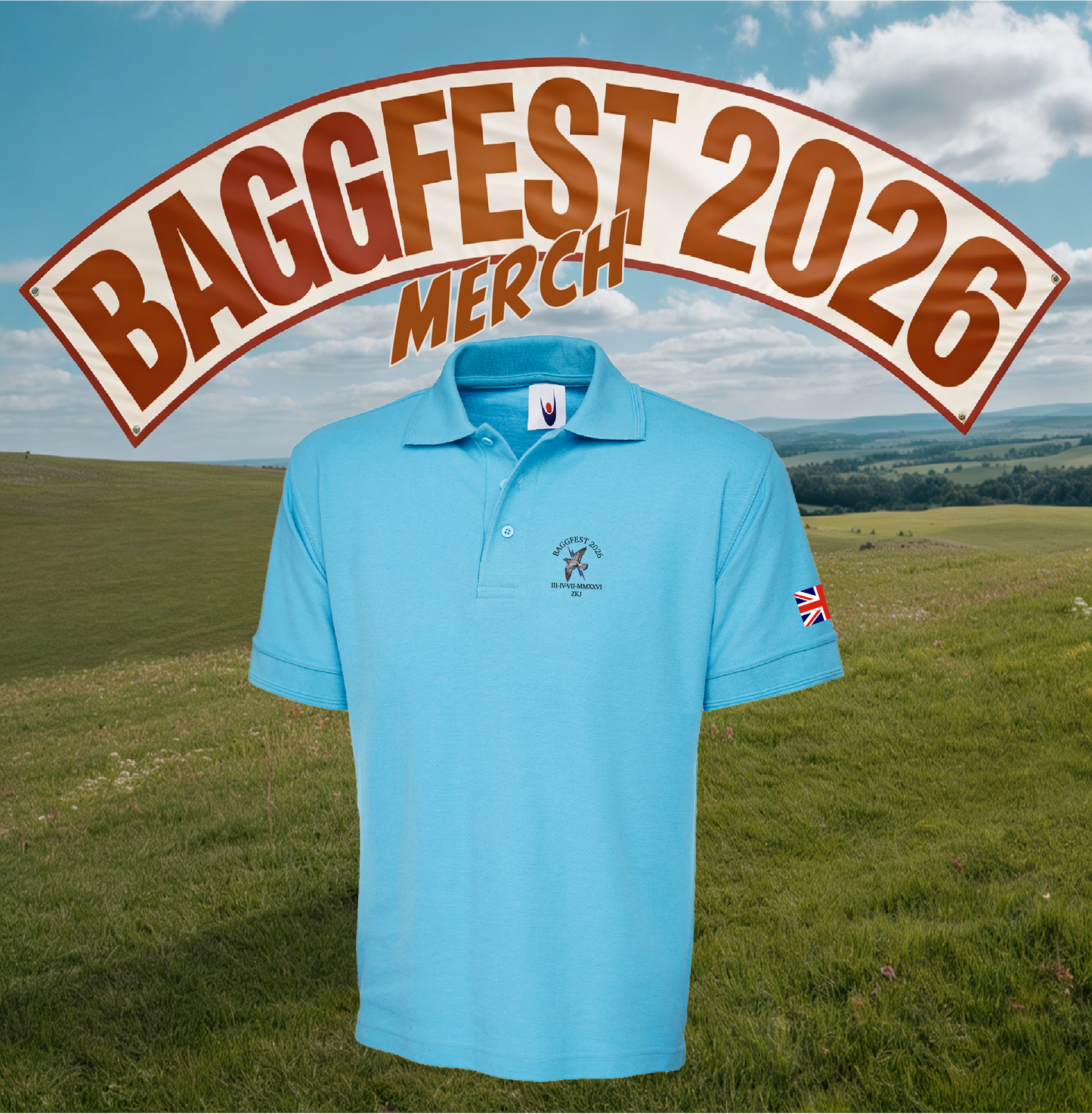 BAGGFEST 2026 HEAVYWEIGHT POLO SHIRT