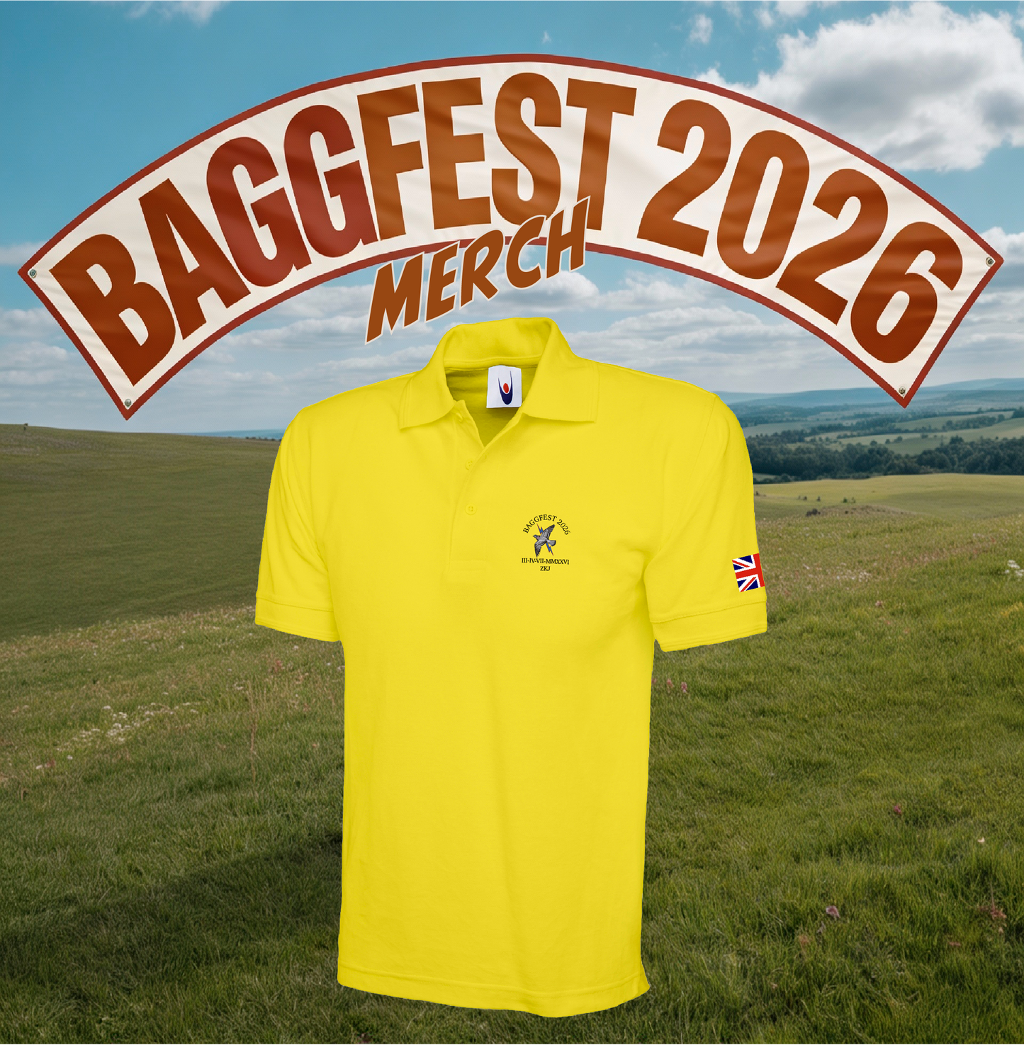 BAGGFEST 2026 HEAVYWEIGHT POLO SHIRT