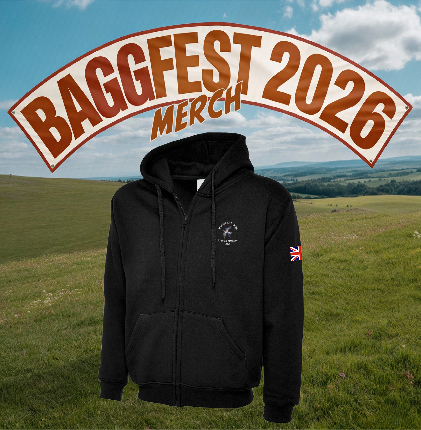 BAGGFEST 2026 HOODIES *** WITH ZIP ***