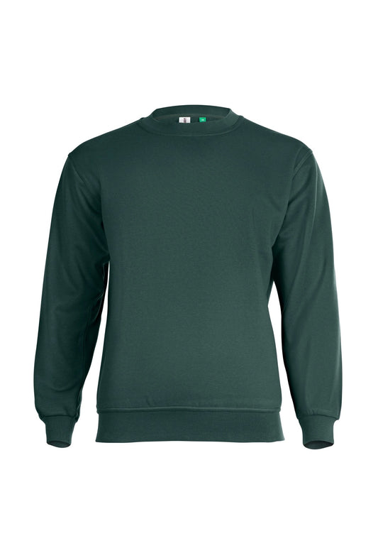 Eco Sweatshirt in Bottle Green