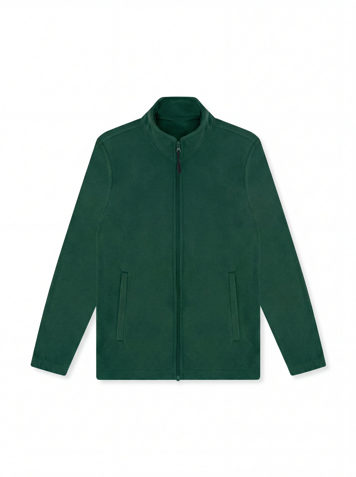 Eco Full Zip Fleece Jacket in Bottle Green