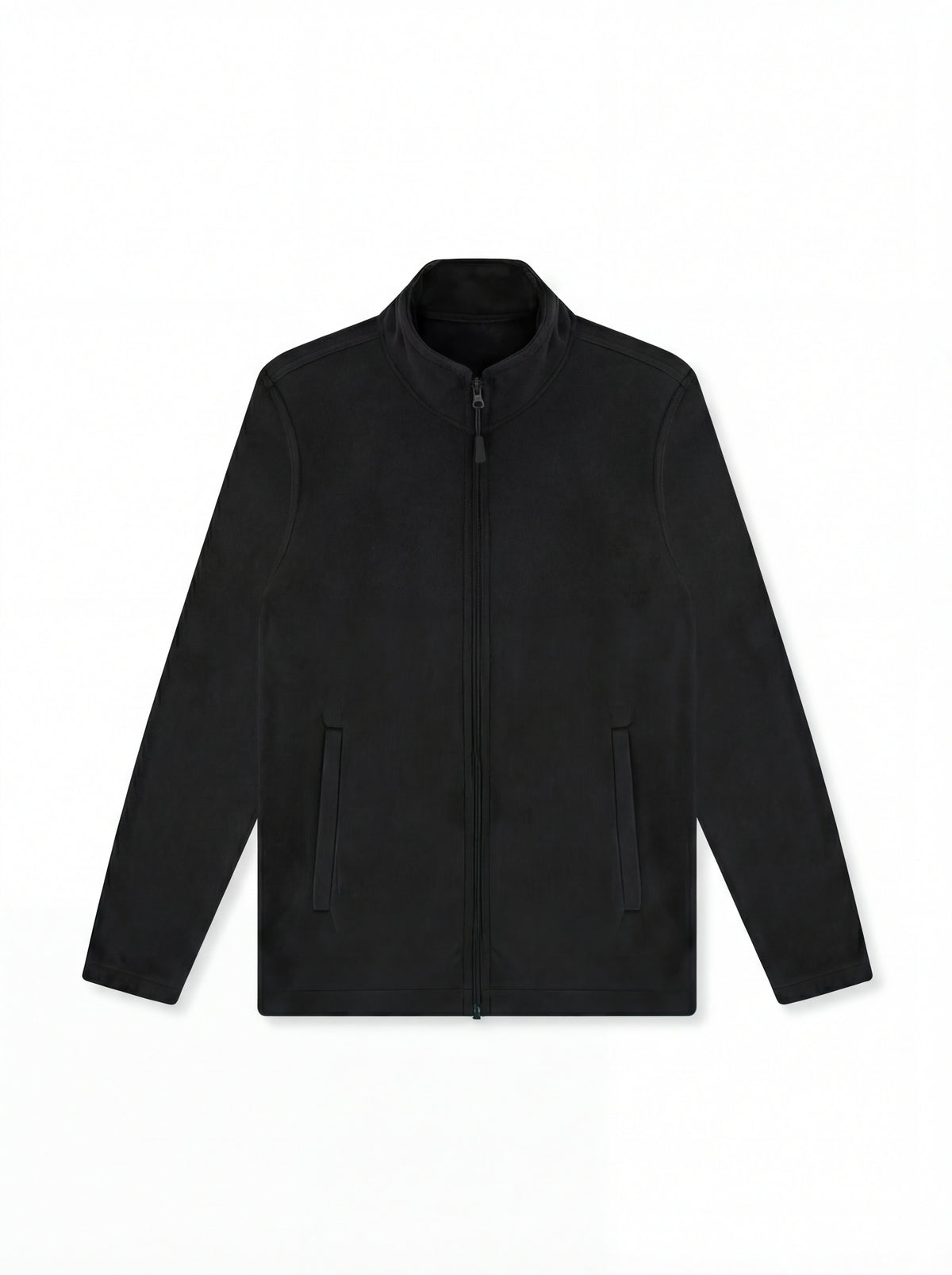 Eco Full Zip Fleece Jacket in Black
