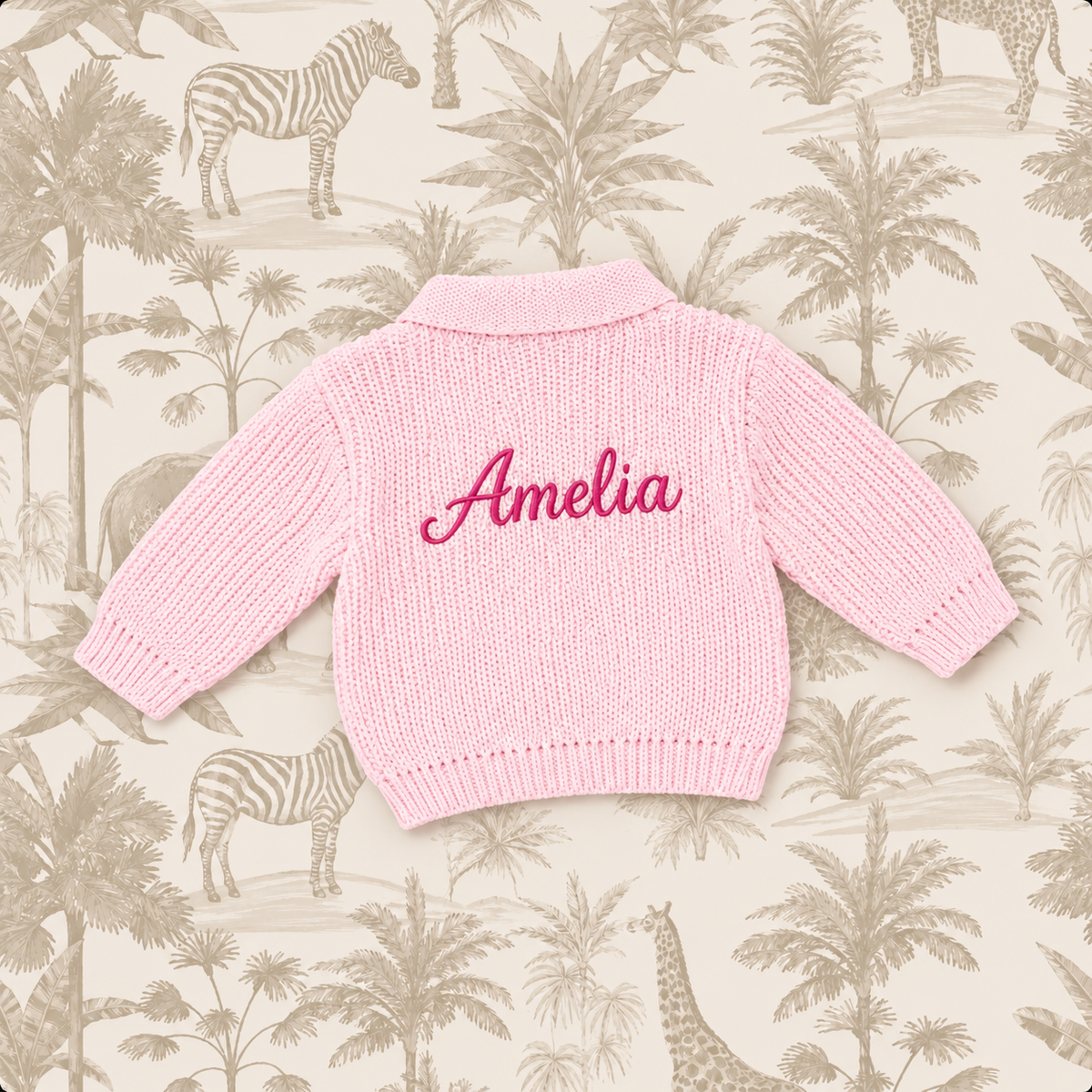 Dandelion personalised cardigans