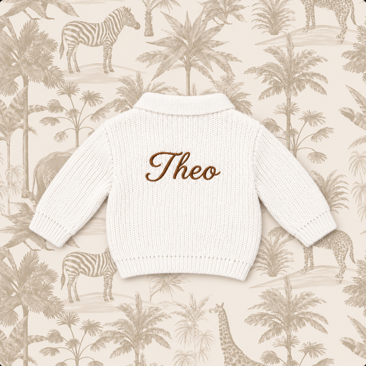 Dandelion personalised cardigans